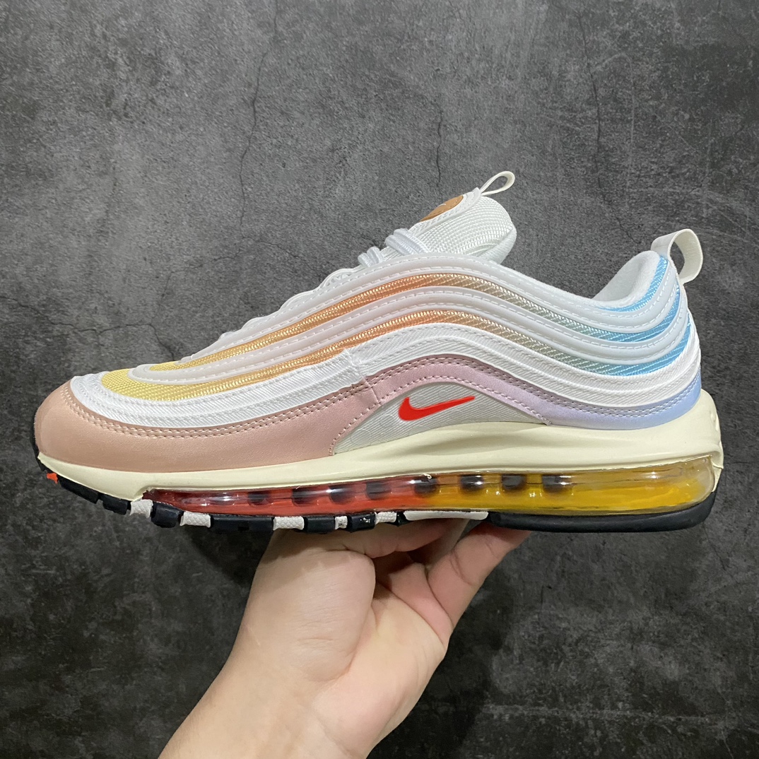 [Pure original] Air Max 97 Rainbow Gradient Beige DD8500-161