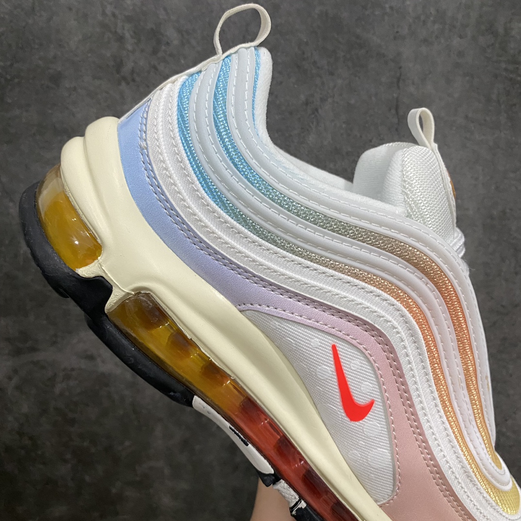 纯原版AirMax97彩虹渐变米白D