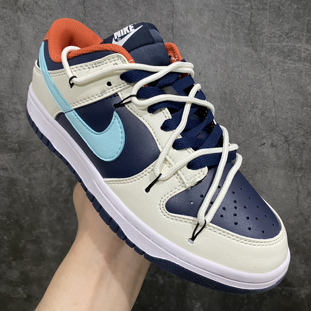 图片[3]-【神版】Nike Dunk Low蒸汽木偶 蓝色多瑙河米兰儿DD1503-602nn此款鞋的设计灵感来源于海边配色，蓝色海盐对撞米色，碰色十分协调，设计师在设计加入了n很多清新元素，灵巧的设计语言营造浪漫的氛国感，产品时尚百搭，适合四季出行。 Size：36 36.5 37.5 38 38.5 39 40 40.5 41 42 42.5 43 44 44.5 45 46-莆田鞋批发中心