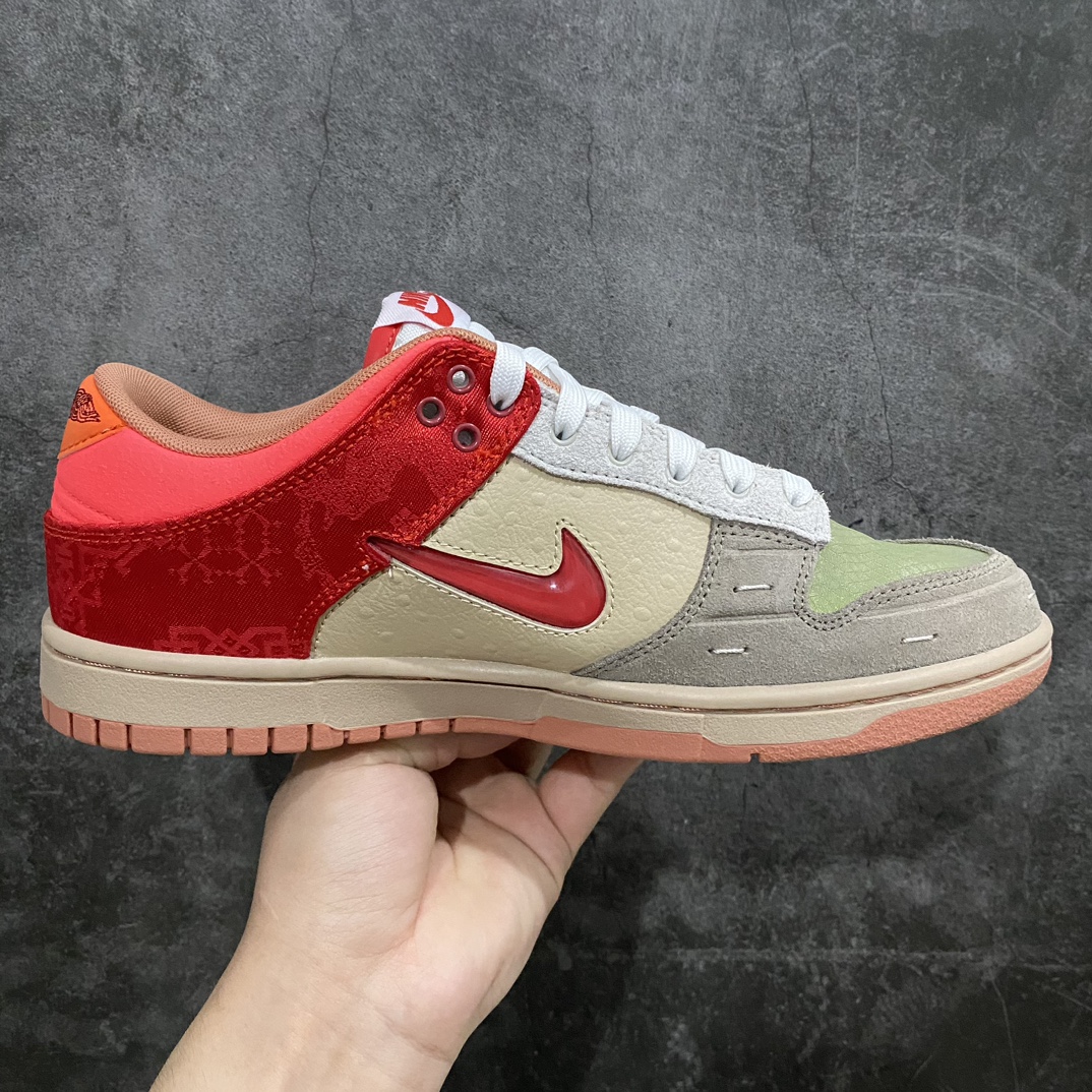 400 【Top纯原】CLOT x NK Dunk Low ”What The” 联名鸳鸯棕蓝灰 FN0316-999