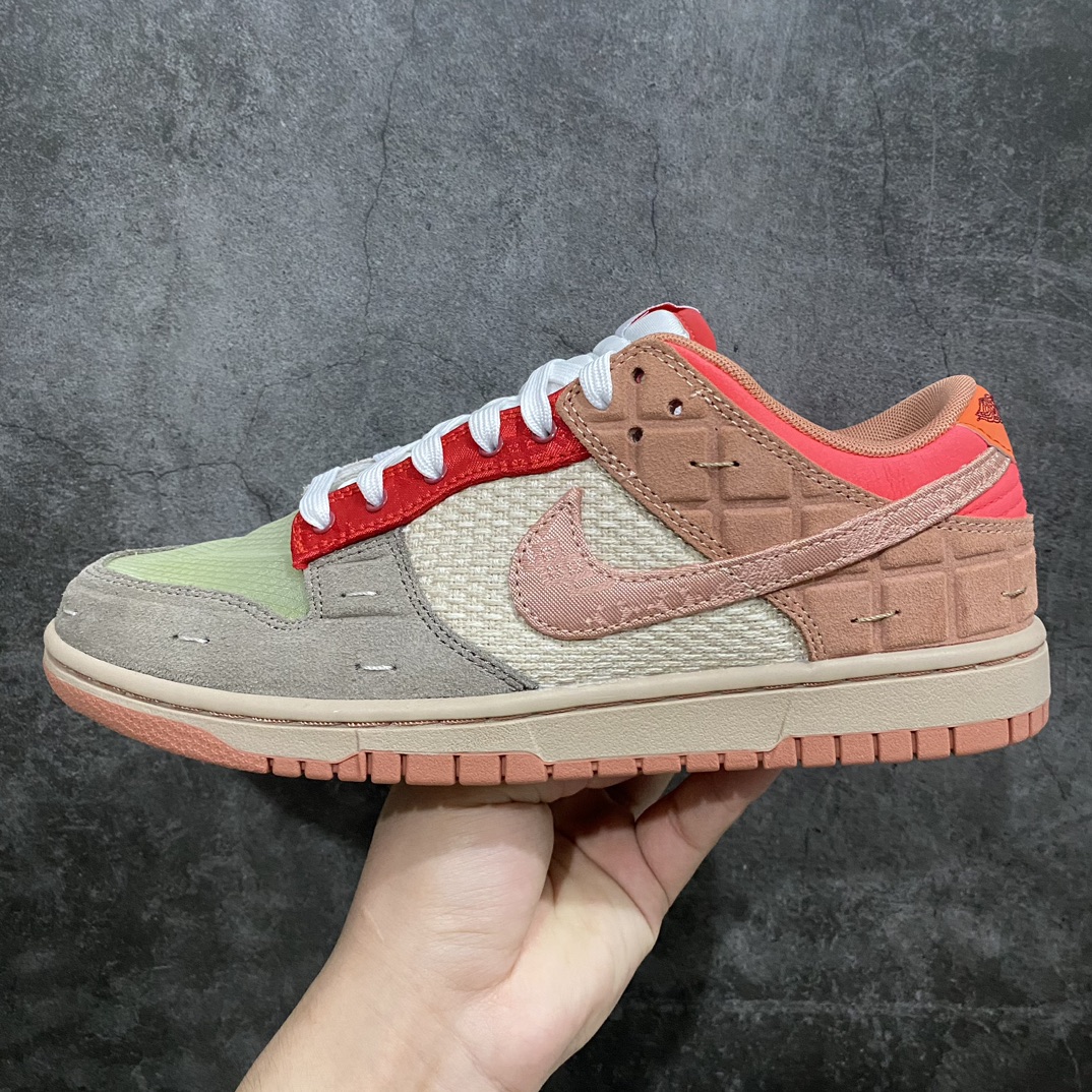 400 【Top纯原】CLOT x NK Dunk Low ”What The” 联名鸳鸯棕蓝灰 FN0316-999