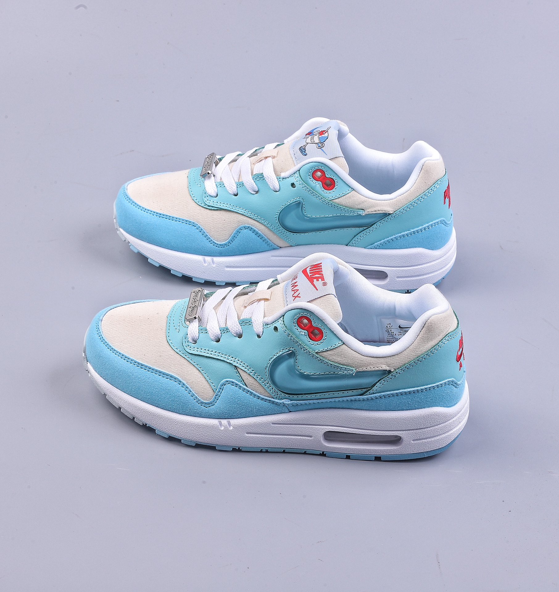 Nike Air Max 1 blue and white retro casual running shoes FD6955-400