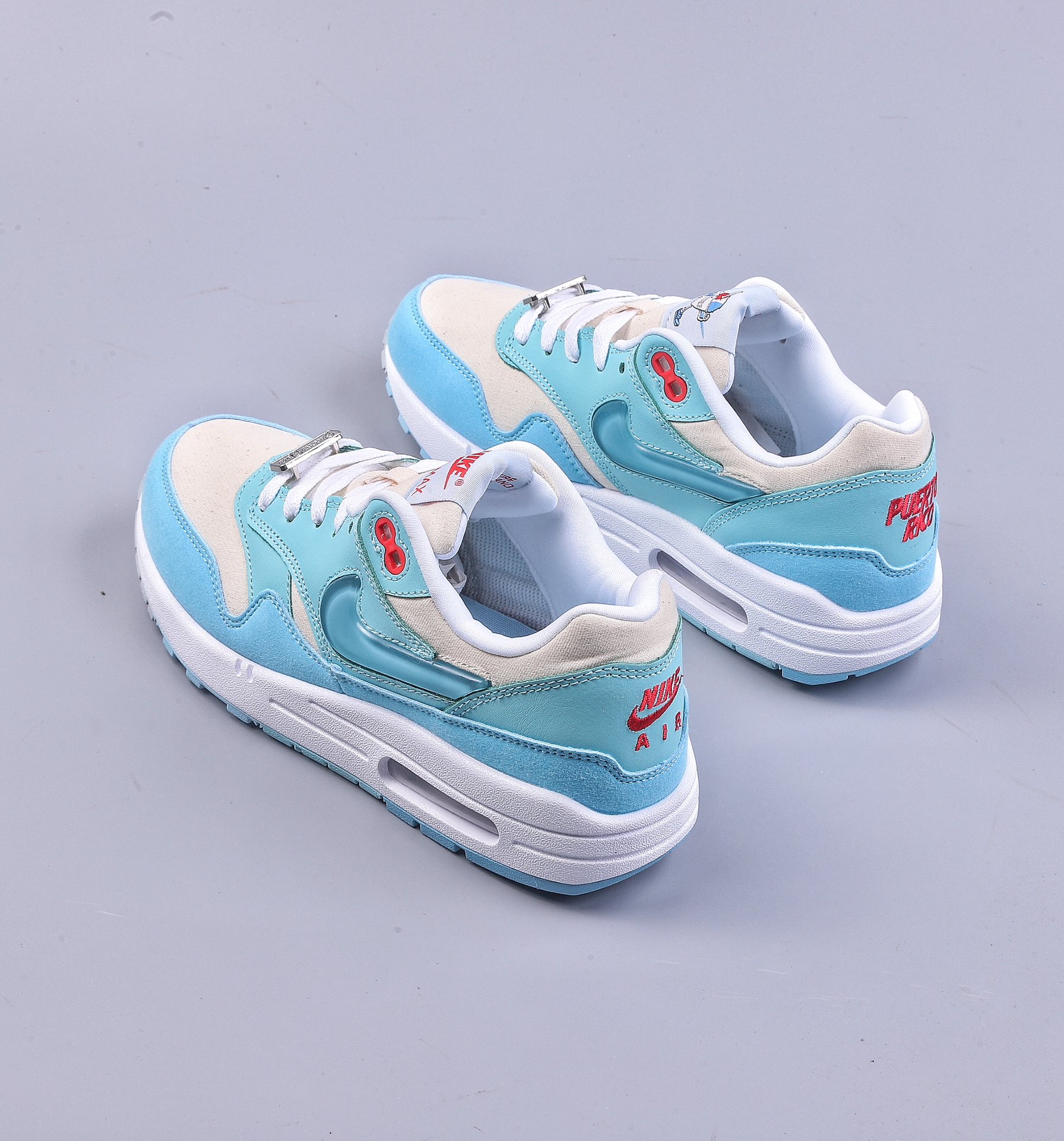 Nike Air Max 1 blue and white retro casual running shoes FD6955-400