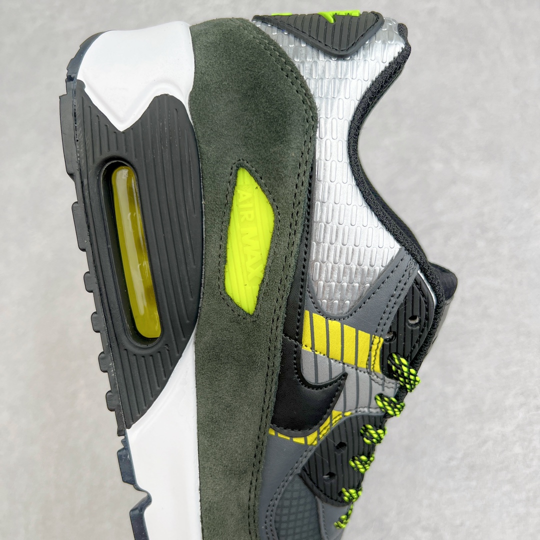 图片[6]-＃MX版 NK Air MAX 90 气垫复古减震跑步鞋 CZ2975-002 经典重温 独家陆续补货 外单专供大厂出品 品质稳定 一百余色 终端操作 Air Max 90于1990年推出 来自Air Max系列 在Air Max 1的基础上改进而得 增加了气垫面积 外型上也更为流线 最特別的就是加入了菱纹塑胶嵌板 为Air Max 90增添了许多潮流气息 皮革鞋面 造就出色耐穿性和支撑力 Max Air缓震配置搭配泡棉中底 令Air Max 90轻盈而舒适 华夫格橡胶外底 铸就Air Max 90非凡的抓地力 而Air Max 90不仅是一双跑鞋 它成功跨越了时间的演进 成为了球鞋文化与潮流圈中最熟为人知的鞋款之一 尺码：36 36.5 37.5 38 38.5 39 40 40.5 41 42 42.5 43 44 44.5 45-选品中心