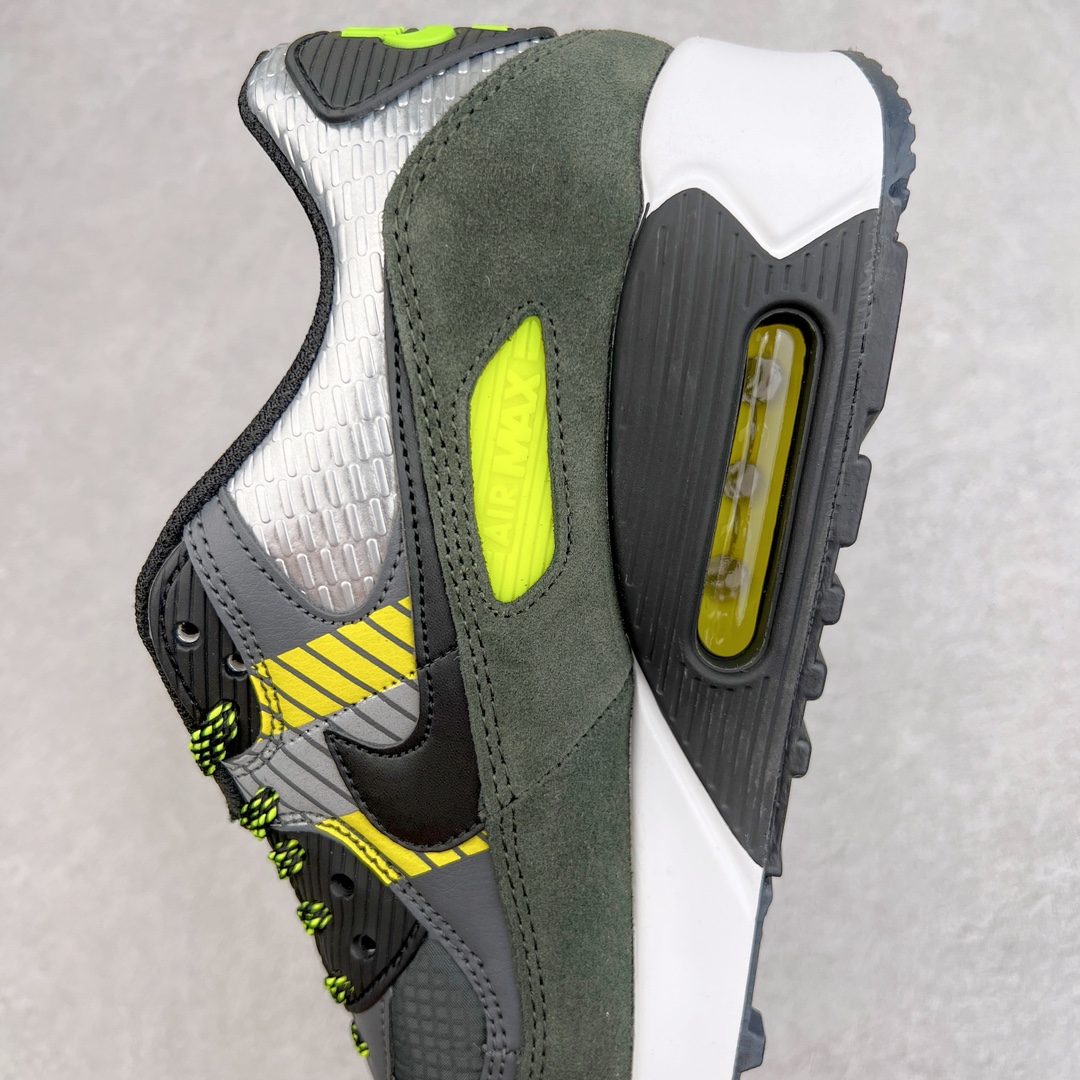 图片[7]-＃MX版 NK Air MAX 90 气垫复古减震跑步鞋 CZ2975-002 经典重温 独家陆续补货 外单专供大厂出品 品质稳定 一百余色 终端操作 Air Max 90于1990年推出 来自Air Max系列 在Air Max 1的基础上改进而得 增加了气垫面积 外型上也更为流线 最特別的就是加入了菱纹塑胶嵌板 为Air Max 90增添了许多潮流气息 皮革鞋面 造就出色耐穿性和支撑力 Max Air缓震配置搭配泡棉中底 令Air Max 90轻盈而舒适 华夫格橡胶外底 铸就Air Max 90非凡的抓地力 而Air Max 90不仅是一双跑鞋 它成功跨越了时间的演进 成为了球鞋文化与潮流圈中最熟为人知的鞋款之一 尺码：36 36.5 37.5 38 38.5 39 40 40.5 41 42 42.5 43 44 44.5 45-选品中心