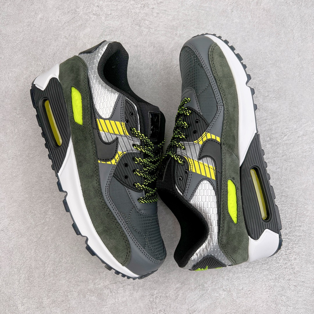 图片[3]-＃MX版 NK Air MAX 90 气垫复古减震跑步鞋 CZ2975-002 经典重温 独家陆续补货 外单专供大厂出品 品质稳定 一百余色 终端操作 Air Max 90于1990年推出 来自Air Max系列 在Air Max 1的基础上改进而得 增加了气垫面积 外型上也更为流线 最特別的就是加入了菱纹塑胶嵌板 为Air Max 90增添了许多潮流气息 皮革鞋面 造就出色耐穿性和支撑力 Max Air缓震配置搭配泡棉中底 令Air Max 90轻盈而舒适 华夫格橡胶外底 铸就Air Max 90非凡的抓地力 而Air Max 90不仅是一双跑鞋 它成功跨越了时间的演进 成为了球鞋文化与潮流圈中最熟为人知的鞋款之一 尺码：36 36.5 37.5 38 38.5 39 40 40.5 41 42 42.5 43 44 44.5 45-选品中心