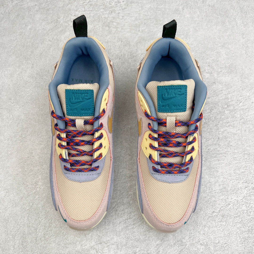 图片[2]-＃MX版 NK Air MAX 90 气垫复古减震跑步鞋 DM6438-292 经典重温 独家陆续补货 外单专供大厂出品 品质稳定 一百余色 终端操作 Air Max 90于1990年推出 来自Air Max系列 在Air Max 1的基础上改进而得 增加了气垫面积 外型上也更为流线 最特別的就是加入了菱纹塑胶嵌板 为Air Max 90增添了许多潮流气息 皮革鞋面 造就出色耐穿性和支撑力 Max Air缓震配置搭配泡棉中底 令Air Max 90轻盈而舒适 华夫格橡胶外底 铸就Air Max 90非凡的抓地力 而Air Max 90不仅是一双跑鞋 它成功跨越了时间的演进 成为了球鞋文化与潮流圈中最熟为人知的鞋款之一 尺码：36 36.5 37.5 38 38.5 39 40 40.5 41 42 42.5 43 44 44.5 45-选品中心