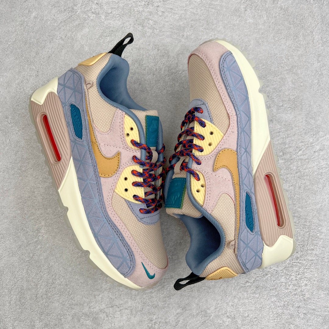 图片[3]-＃MX版 NK Air MAX 90 气垫复古减震跑步鞋 DM6438-292 经典重温 独家陆续补货 外单专供大厂出品 品质稳定 一百余色 终端操作 Air Max 90于1990年推出 来自Air Max系列 在Air Max 1的基础上改进而得 增加了气垫面积 外型上也更为流线 最特別的就是加入了菱纹塑胶嵌板 为Air Max 90增添了许多潮流气息 皮革鞋面 造就出色耐穿性和支撑力 Max Air缓震配置搭配泡棉中底 令Air Max 90轻盈而舒适 华夫格橡胶外底 铸就Air Max 90非凡的抓地力 而Air Max 90不仅是一双跑鞋 它成功跨越了时间的演进 成为了球鞋文化与潮流圈中最熟为人知的鞋款之一 尺码：36 36.5 37.5 38 38.5 39 40 40.5 41 42 42.5 43 44 44.5 45-选品中心