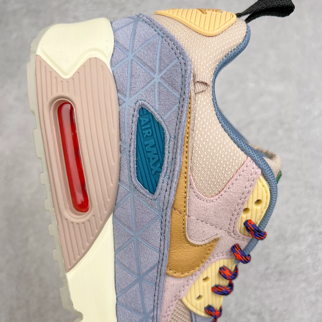 图片[6]-＃MX版 NK Air MAX 90 气垫复古减震跑步鞋 DM6438-292 经典重温 独家陆续补货 外单专供大厂出品 品质稳定 一百余色 终端操作 Air Max 90于1990年推出 来自Air Max系列 在Air Max 1的基础上改进而得 增加了气垫面积 外型上也更为流线 最特別的就是加入了菱纹塑胶嵌板 为Air Max 90增添了许多潮流气息 皮革鞋面 造就出色耐穿性和支撑力 Max Air缓震配置搭配泡棉中底 令Air Max 90轻盈而舒适 华夫格橡胶外底 铸就Air Max 90非凡的抓地力 而Air Max 90不仅是一双跑鞋 它成功跨越了时间的演进 成为了球鞋文化与潮流圈中最熟为人知的鞋款之一 尺码：36 36.5 37.5 38 38.5 39 40 40.5 41 42 42.5 43 44 44.5 45-选品中心