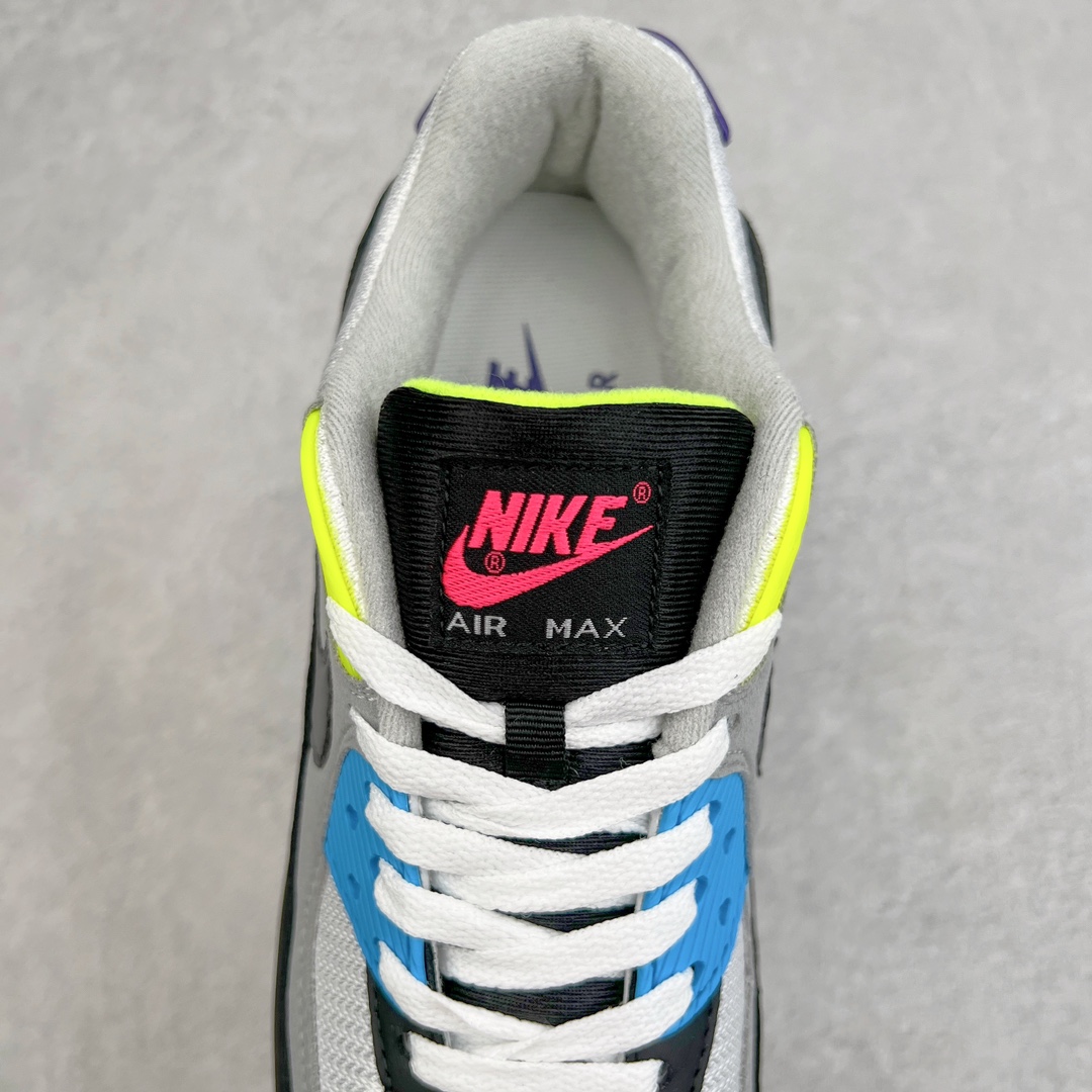 图片[5]-＃MX版 NK Air MAX 90 气垫复古减震跑步鞋 DR9900-100 经典重温 独家陆续补货 外单专供大厂出品 品质稳定 一百余色 终端操作 Air Max 90于1990年推出 来自Air Max系列 在Air Max 1的基础上改进而得 增加了气垫面积 外型上也更为流线 最特別的就是加入了菱纹塑胶嵌板 为Air Max 90增添了许多潮流气息 皮革鞋面 造就出色耐穿性和支撑力 Max Air缓震配置搭配泡棉中底 令Air Max 90轻盈而舒适 华夫格橡胶外底 铸就Air Max 90非凡的抓地力 而Air Max 90不仅是一双跑鞋 它成功跨越了时间的演进 成为了球鞋文化与潮流圈中最熟为人知的鞋款之一 尺码：36 36.5 37.5 38 38.5 39 40 40.5 41 42 42.5 43 44 44.5 45-选品中心