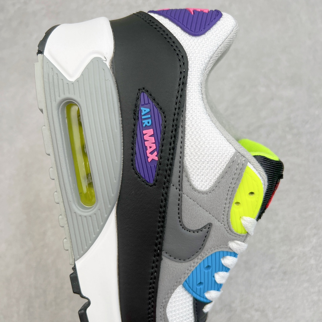 图片[6]-＃MX版 NK Air MAX 90 气垫复古减震跑步鞋 DR9900-100 经典重温 独家陆续补货 外单专供大厂出品 品质稳定 一百余色 终端操作 Air Max 90于1990年推出 来自Air Max系列 在Air Max 1的基础上改进而得 增加了气垫面积 外型上也更为流线 最特別的就是加入了菱纹塑胶嵌板 为Air Max 90增添了许多潮流气息 皮革鞋面 造就出色耐穿性和支撑力 Max Air缓震配置搭配泡棉中底 令Air Max 90轻盈而舒适 华夫格橡胶外底 铸就Air Max 90非凡的抓地力 而Air Max 90不仅是一双跑鞋 它成功跨越了时间的演进 成为了球鞋文化与潮流圈中最熟为人知的鞋款之一 尺码：36 36.5 37.5 38 38.5 39 40 40.5 41 42 42.5 43 44 44.5 45-选品中心