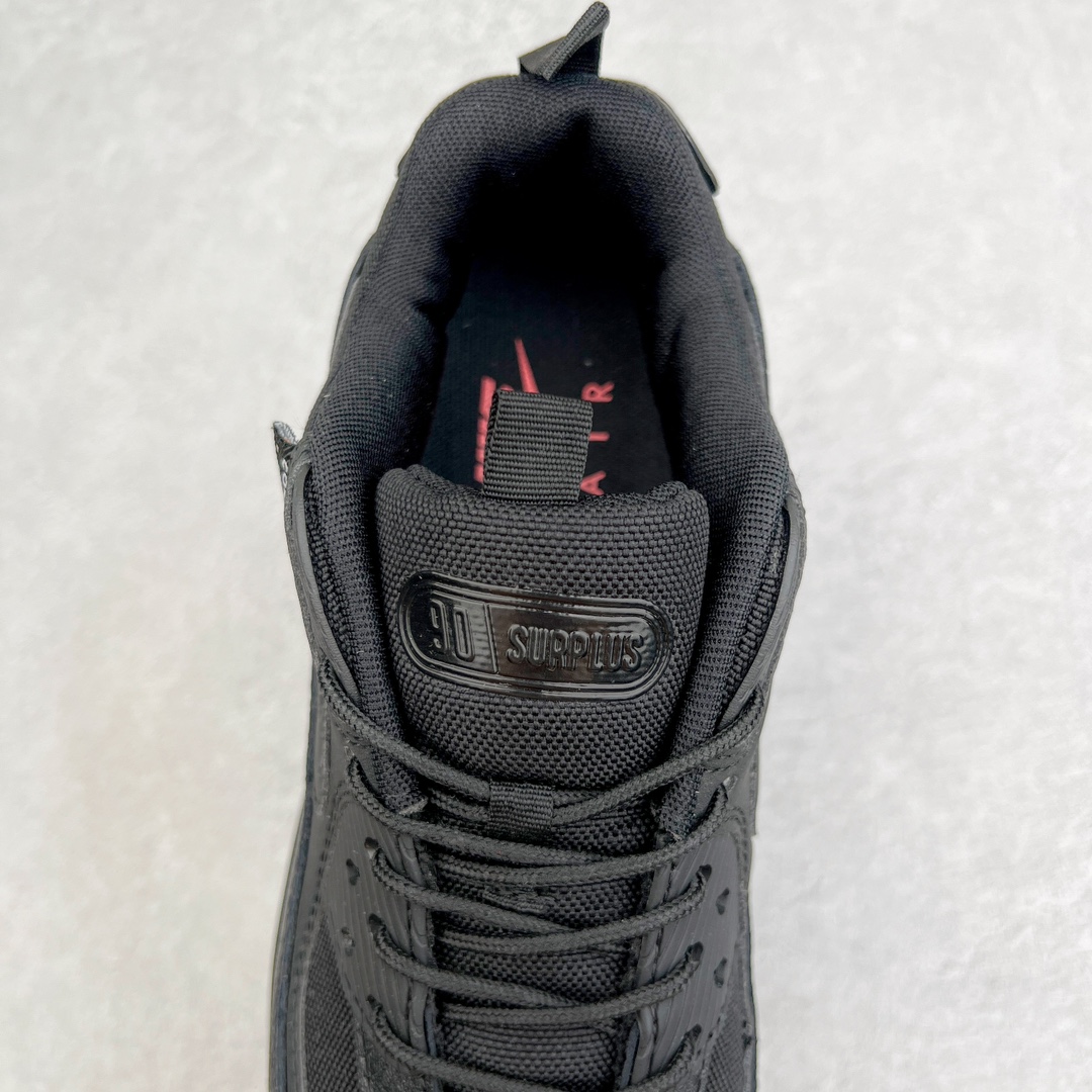 图片[5]-＃MX版 NK Air MAX 90 气垫复古减震跑步鞋 CQ7743-001 经典重温 独家陆续补货 外单专供大厂出品 品质稳定 一百余色 终端操作 Air Max 90于1990年推出 来自Air Max系列 在Air Max 1的基础上改进而得 增加了气垫面积 外型上也更为流线 最特別的就是加入了菱纹塑胶嵌板 为Air Max 90增添了许多潮流气息 皮革鞋面 造就出色耐穿性和支撑力 Max Air缓震配置搭配泡棉中底 令Air Max 90轻盈而舒适 华夫格橡胶外底 铸就Air Max 90非凡的抓地力 而Air Max 90不仅是一双跑鞋 它成功跨越了时间的演进 成为了球鞋文化与潮流圈中最熟为人知的鞋款之一 尺码：36 36.5 37.5 38 38.5 39 40 40.5 41 42 42.5 43 44 44.5 45-选品中心