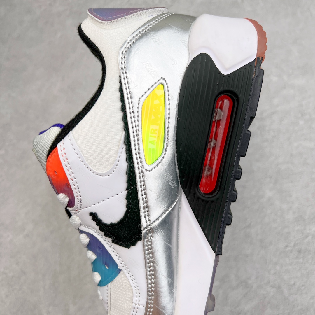 图片[7]-＃MX版 NK Air MAX 90 气垫复古减震跑步鞋 DC0832-101 经典重温 独家陆续补货 外单专供大厂出品 品质稳定 一百余色 终端操作 Air Max 90于1990年推出 来自Air Max系列 在Air Max 1的基础上改进而得 增加了气垫面积 外型上也更为流线 最特別的就是加入了菱纹塑胶嵌板 为Air Max 90增添了许多潮流气息 皮革鞋面 造就出色耐穿性和支撑力 Max Air缓震配置搭配泡棉中底 令Air Max 90轻盈而舒适 华夫格橡胶外底 铸就Air Max 90非凡的抓地力 而Air Max 90不仅是一双跑鞋 它成功跨越了时间的演进 成为了球鞋文化与潮流圈中最熟为人知的鞋款之一 尺码：36 36.5 37.5 38 38.5 39 40 40.5 41 42 42.5 43 44 44.5 45-选品中心