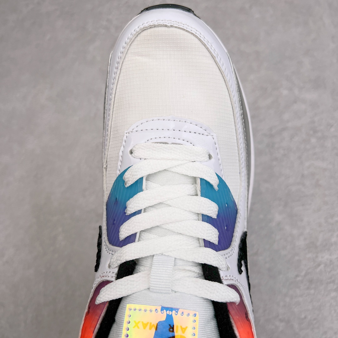 图片[4]-＃MX版 NK Air MAX 90 气垫复古减震跑步鞋 DC0832-101 经典重温 独家陆续补货 外单专供大厂出品 品质稳定 一百余色 终端操作 Air Max 90于1990年推出 来自Air Max系列 在Air Max 1的基础上改进而得 增加了气垫面积 外型上也更为流线 最特別的就是加入了菱纹塑胶嵌板 为Air Max 90增添了许多潮流气息 皮革鞋面 造就出色耐穿性和支撑力 Max Air缓震配置搭配泡棉中底 令Air Max 90轻盈而舒适 华夫格橡胶外底 铸就Air Max 90非凡的抓地力 而Air Max 90不仅是一双跑鞋 它成功跨越了时间的演进 成为了球鞋文化与潮流圈中最熟为人知的鞋款之一 尺码：36 36.5 37.5 38 38.5 39 40 40.5 41 42 42.5 43 44 44.5 45-选品中心