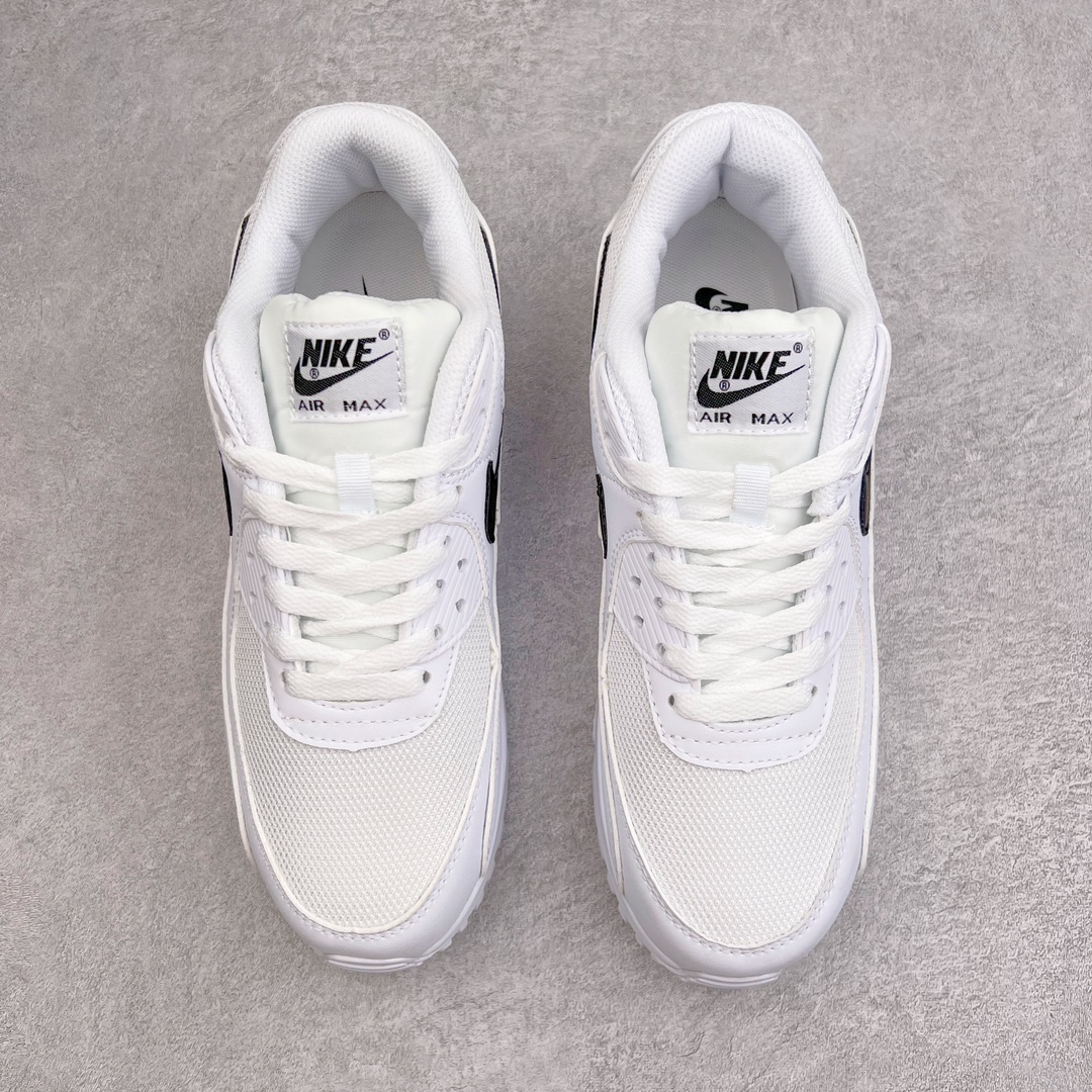 图片[2]-＃MX版 NK Air MAX 90 气垫复古减震跑步鞋 CQ2560-101 经典重温 独家陆续补货 外单专供大厂出品 品质稳定 一百余色 终端操作 Air Max 90于1990年推出 来自Air Max系列 在Air Max 1的基础上改进而得 增加了气垫面积 外型上也更为流线 最特別的就是加入了菱纹塑胶嵌板 为Air Max 90增添了许多潮流气息 皮革鞋面 造就出色耐穿性和支撑力 Max Air缓震配置搭配泡棉中底 令Air Max 90轻盈而舒适 华夫格橡胶外底 铸就Air Max 90非凡的抓地力 而Air Max 90不仅是一双跑鞋 它成功跨越了时间的演进 成为了球鞋文化与潮流圈中最熟为人知的鞋款之一 尺码：36 36.5 37.5 38 38.5 39 40 40.5 41 42 42.5 43 44 44.5 45-选品中心