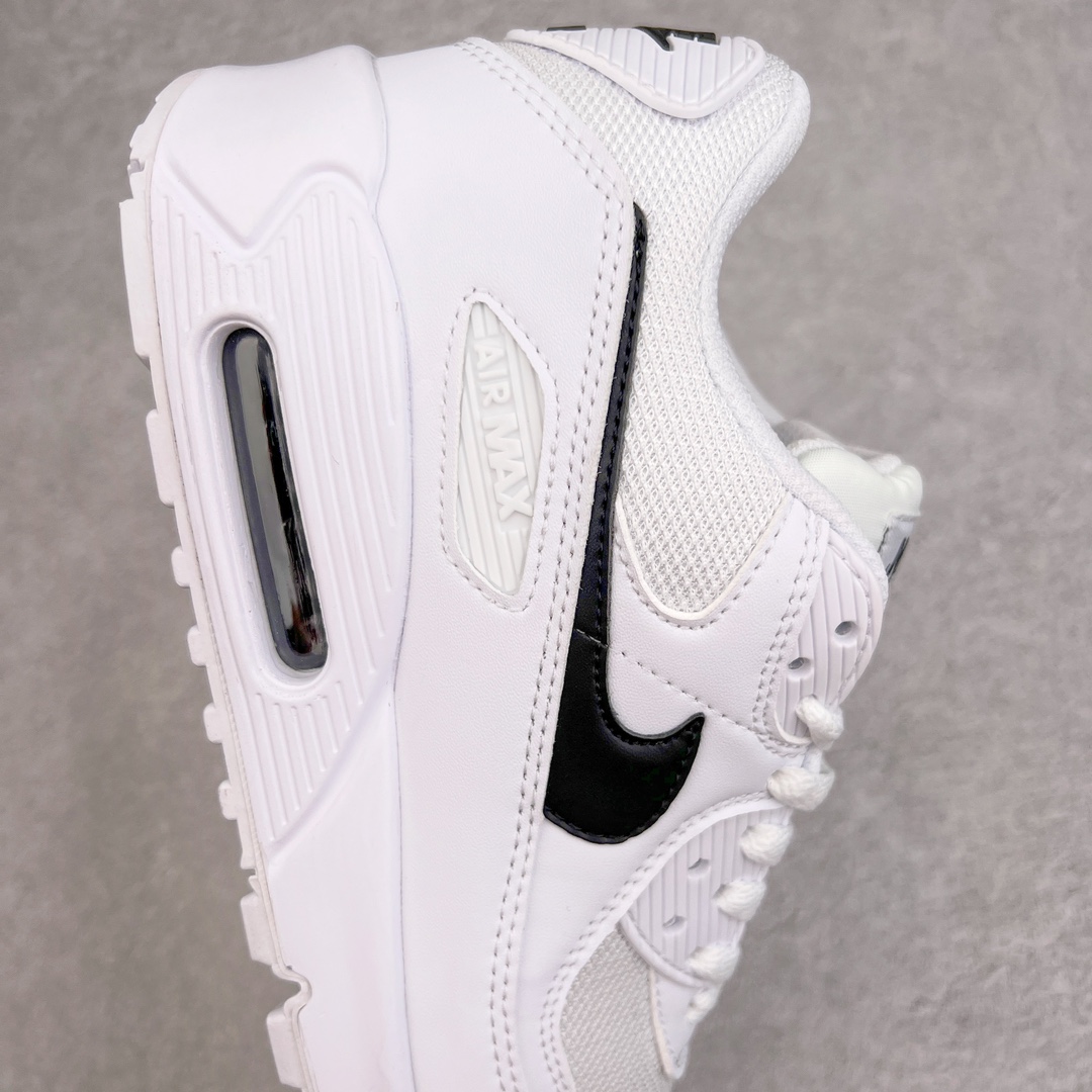 图片[6]-＃MX版 NK Air MAX 90 气垫复古减震跑步鞋 CQ2560-101 经典重温 独家陆续补货 外单专供大厂出品 品质稳定 一百余色 终端操作 Air Max 90于1990年推出 来自Air Max系列 在Air Max 1的基础上改进而得 增加了气垫面积 外型上也更为流线 最特別的就是加入了菱纹塑胶嵌板 为Air Max 90增添了许多潮流气息 皮革鞋面 造就出色耐穿性和支撑力 Max Air缓震配置搭配泡棉中底 令Air Max 90轻盈而舒适 华夫格橡胶外底 铸就Air Max 90非凡的抓地力 而Air Max 90不仅是一双跑鞋 它成功跨越了时间的演进 成为了球鞋文化与潮流圈中最熟为人知的鞋款之一 尺码：36 36.5 37.5 38 38.5 39 40 40.5 41 42 42.5 43 44 44.5 45-选品中心