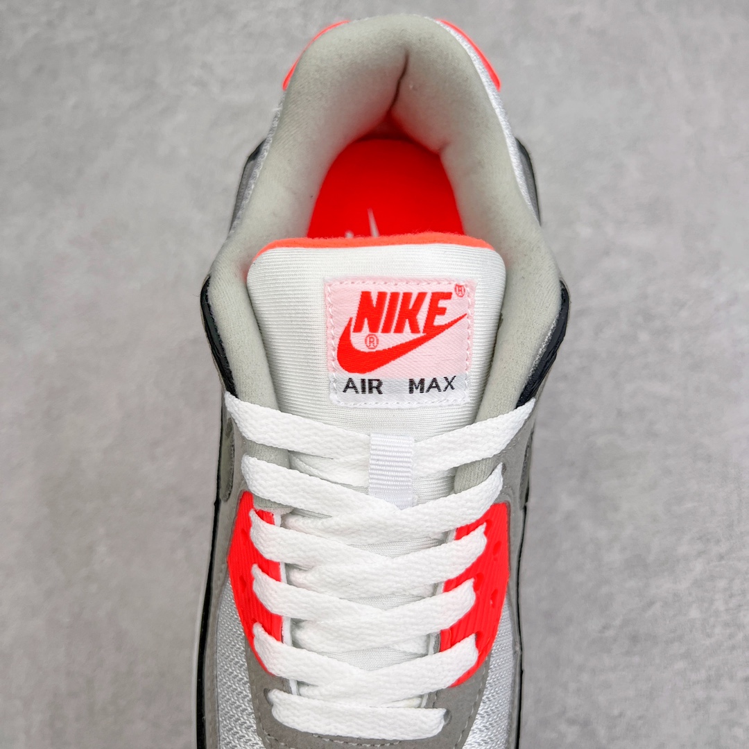 图片[5]-＃MX版 NK Air MAX 90 气垫复古减震跑步鞋 CT1685-100 经典重温 独家陆续补货 外单专供大厂出品 品质稳定 一百余色 终端操作 Air Max 90于1990年推出 来自Air Max系列 在Air Max 1的基础上改进而得 增加了气垫面积 外型上也更为流线 最特別的就是加入了菱纹塑胶嵌板 为Air Max 90增添了许多潮流气息 皮革鞋面 造就出色耐穿性和支撑力 Max Air缓震配置搭配泡棉中底 令Air Max 90轻盈而舒适 华夫格橡胶外底 铸就Air Max 90非凡的抓地力 而Air Max 90不仅是一双跑鞋 它成功跨越了时间的演进 成为了球鞋文化与潮流圈中最熟为人知的鞋款之一 尺码：36 36.5 37.5 38 38.5 39 40 40.5 41 42 42.5 43 44 44.5 45-选品中心
