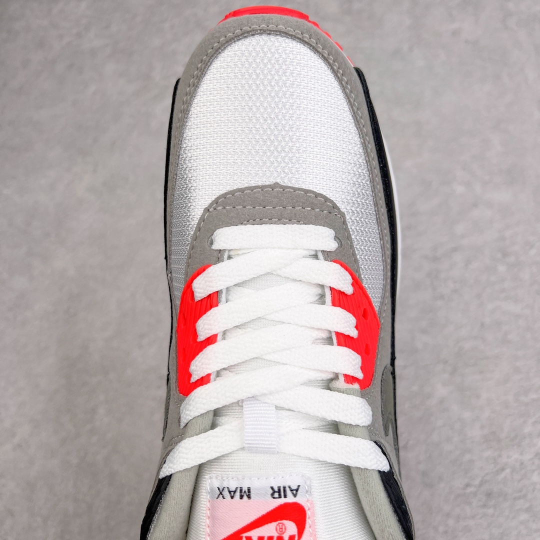图片[4]-＃MX版 NK Air MAX 90 气垫复古减震跑步鞋 CT1685-100 经典重温 独家陆续补货 外单专供大厂出品 品质稳定 一百余色 终端操作 Air Max 90于1990年推出 来自Air Max系列 在Air Max 1的基础上改进而得 增加了气垫面积 外型上也更为流线 最特別的就是加入了菱纹塑胶嵌板 为Air Max 90增添了许多潮流气息 皮革鞋面 造就出色耐穿性和支撑力 Max Air缓震配置搭配泡棉中底 令Air Max 90轻盈而舒适 华夫格橡胶外底 铸就Air Max 90非凡的抓地力 而Air Max 90不仅是一双跑鞋 它成功跨越了时间的演进 成为了球鞋文化与潮流圈中最熟为人知的鞋款之一 尺码：36 36.5 37.5 38 38.5 39 40 40.5 41 42 42.5 43 44 44.5 45-选品中心