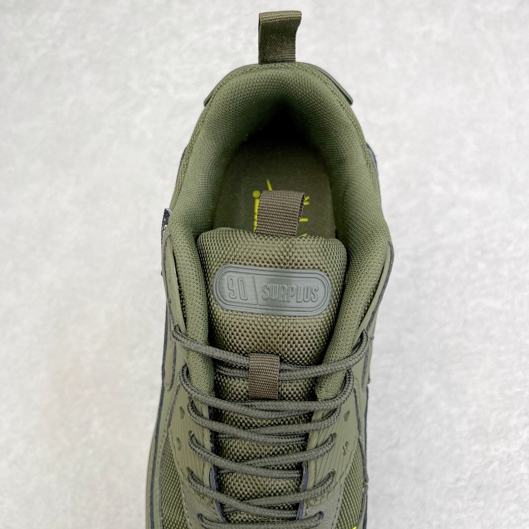 图片[5]-＃MX版 NK Air MAX 90 气垫复古减震跑步鞋 CQ7743-300 经典重温 独家陆续补货 外单专供大厂出品 品质稳定 一百余色 终端操作 Air Max 90于1990年推出 来自Air Max系列 在Air Max 1的基础上改进而得 增加了气垫面积 外型上也更为流线 最特別的就是加入了菱纹塑胶嵌板 为Air Max 90增添了许多潮流气息 皮革鞋面 造就出色耐穿性和支撑力 Max Air缓震配置搭配泡棉中底 令Air Max 90轻盈而舒适 华夫格橡胶外底 铸就Air Max 90非凡的抓地力 而Air Max 90不仅是一双跑鞋 它成功跨越了时间的演进 成为了球鞋文化与潮流圈中最熟为人知的鞋款之一 尺码：36 36.5 37.5 38 38.5 39 40 40.5 41 42 42.5 43 44 44.5 45-选品中心