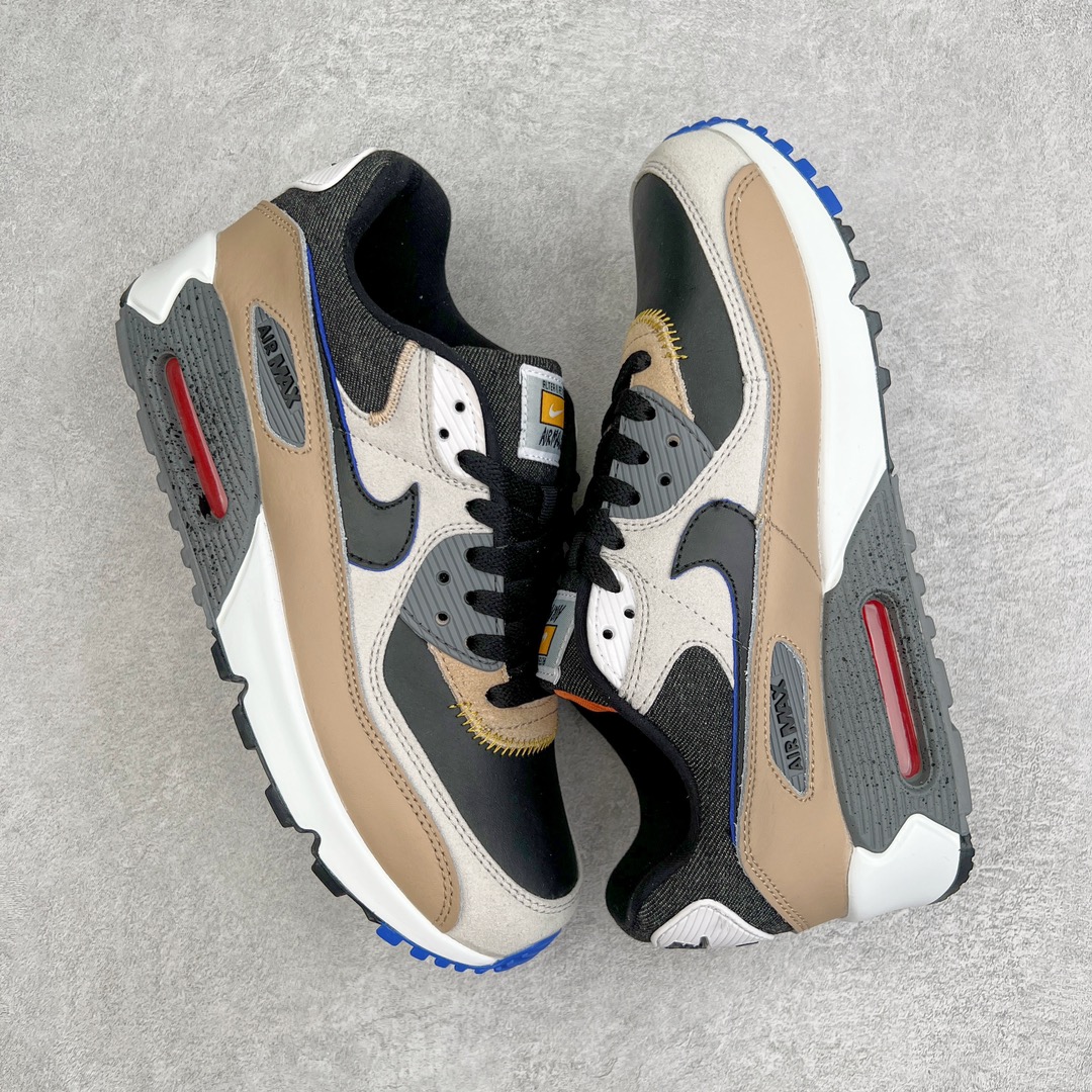 图片[3]-＃MX版 NK Air MAX 90 气垫复古减震跑步鞋 DD6108-001 经典重温 独家陆续补货 外单专供大厂出品 品质稳定 一百余色 终端操作 Air Max 90于1990年推出 来自Air Max系列 在Air Max 1的基础上改进而得 增加了气垫面积 外型上也更为流线 最特別的就是加入了菱纹塑胶嵌板 为Air Max 90增添了许多潮流气息 皮革鞋面 造就出色耐穿性和支撑力 Max Air缓震配置搭配泡棉中底 令Air Max 90轻盈而舒适 华夫格橡胶外底 铸就Air Max 90非凡的抓地力 而Air Max 90不仅是一双跑鞋 它成功跨越了时间的演进 成为了球鞋文化与潮流圈中最熟为人知的鞋款之一 尺码：36 36.5 37.5 38 38.5 39 40 40.5 41 42 42.5 43 44 44.5 45-选品中心