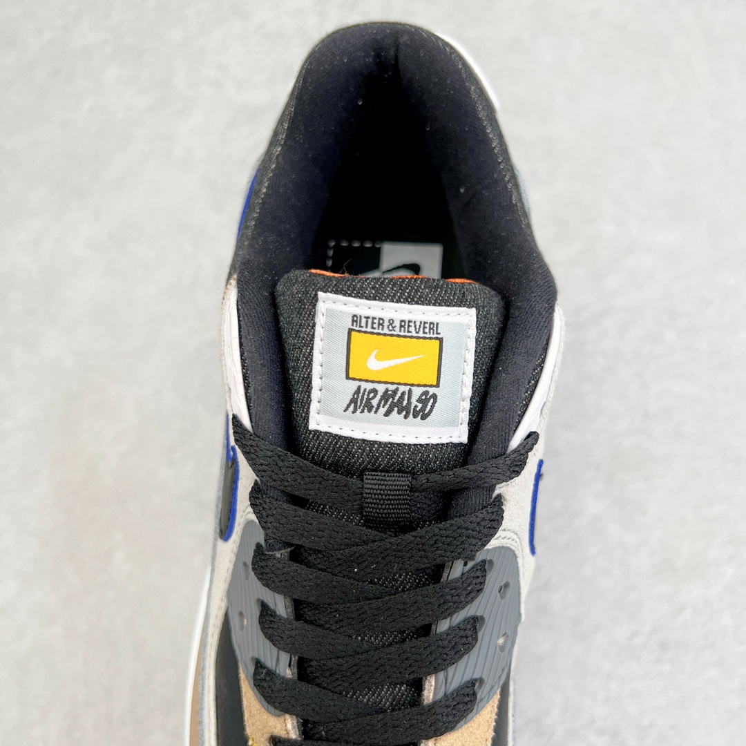 图片[5]-＃MX版 NK Air MAX 90 气垫复古减震跑步鞋 DD6108-001 经典重温 独家陆续补货 外单专供大厂出品 品质稳定 一百余色 终端操作 Air Max 90于1990年推出 来自Air Max系列 在Air Max 1的基础上改进而得 增加了气垫面积 外型上也更为流线 最特別的就是加入了菱纹塑胶嵌板 为Air Max 90增添了许多潮流气息 皮革鞋面 造就出色耐穿性和支撑力 Max Air缓震配置搭配泡棉中底 令Air Max 90轻盈而舒适 华夫格橡胶外底 铸就Air Max 90非凡的抓地力 而Air Max 90不仅是一双跑鞋 它成功跨越了时间的演进 成为了球鞋文化与潮流圈中最熟为人知的鞋款之一 尺码：36 36.5 37.5 38 38.5 39 40 40.5 41 42 42.5 43 44 44.5 45-选品中心