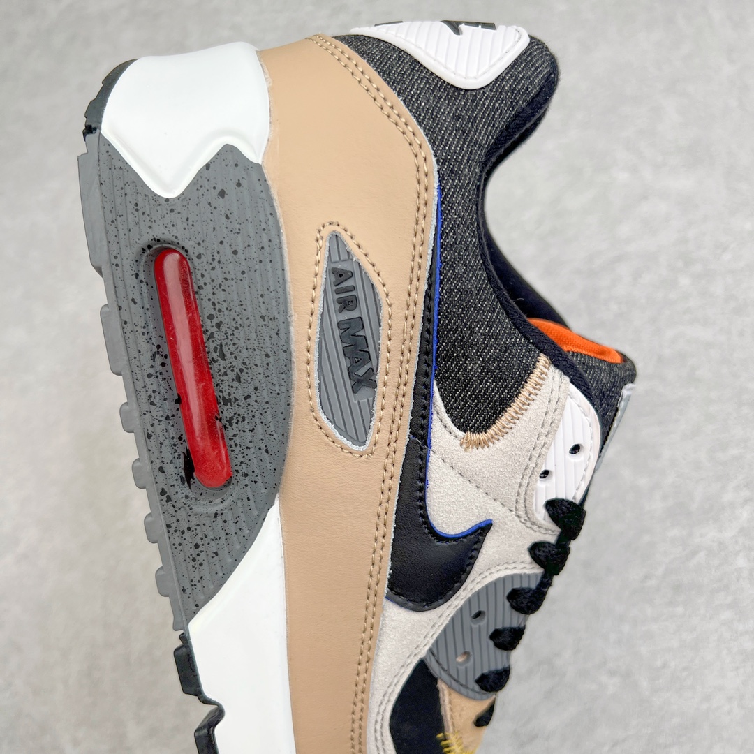 图片[6]-＃MX版 NK Air MAX 90 气垫复古减震跑步鞋 DD6108-001 经典重温 独家陆续补货 外单专供大厂出品 品质稳定 一百余色 终端操作 Air Max 90于1990年推出 来自Air Max系列 在Air Max 1的基础上改进而得 增加了气垫面积 外型上也更为流线 最特別的就是加入了菱纹塑胶嵌板 为Air Max 90增添了许多潮流气息 皮革鞋面 造就出色耐穿性和支撑力 Max Air缓震配置搭配泡棉中底 令Air Max 90轻盈而舒适 华夫格橡胶外底 铸就Air Max 90非凡的抓地力 而Air Max 90不仅是一双跑鞋 它成功跨越了时间的演进 成为了球鞋文化与潮流圈中最熟为人知的鞋款之一 尺码：36 36.5 37.5 38 38.5 39 40 40.5 41 42 42.5 43 44 44.5 45-选品中心