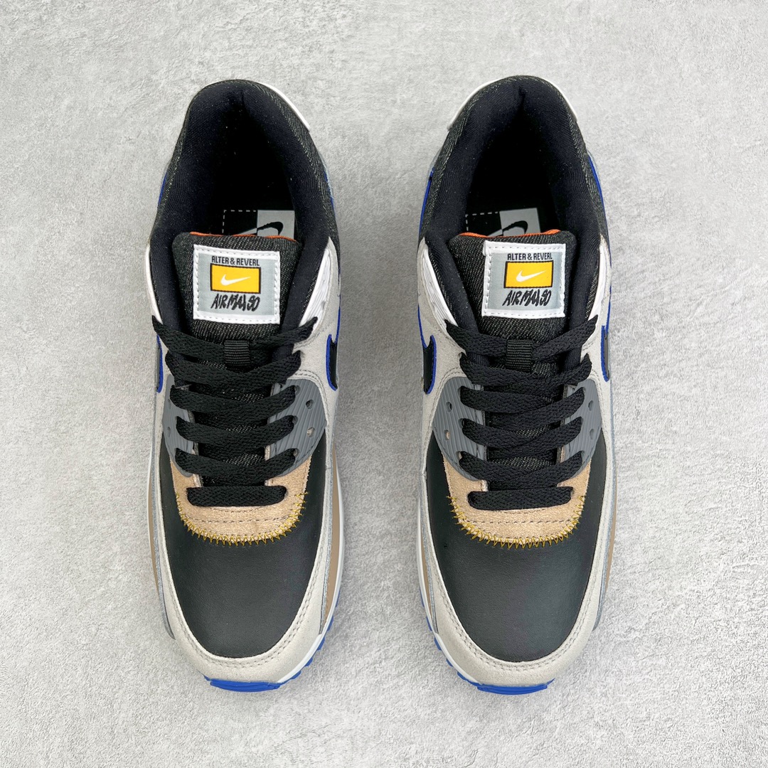 图片[2]-＃MX版 NK Air MAX 90 气垫复古减震跑步鞋 DD6108-001 经典重温 独家陆续补货 外单专供大厂出品 品质稳定 一百余色 终端操作 Air Max 90于1990年推出 来自Air Max系列 在Air Max 1的基础上改进而得 增加了气垫面积 外型上也更为流线 最特別的就是加入了菱纹塑胶嵌板 为Air Max 90增添了许多潮流气息 皮革鞋面 造就出色耐穿性和支撑力 Max Air缓震配置搭配泡棉中底 令Air Max 90轻盈而舒适 华夫格橡胶外底 铸就Air Max 90非凡的抓地力 而Air Max 90不仅是一双跑鞋 它成功跨越了时间的演进 成为了球鞋文化与潮流圈中最熟为人知的鞋款之一 尺码：36 36.5 37.5 38 38.5 39 40 40.5 41 42 42.5 43 44 44.5 45-选品中心