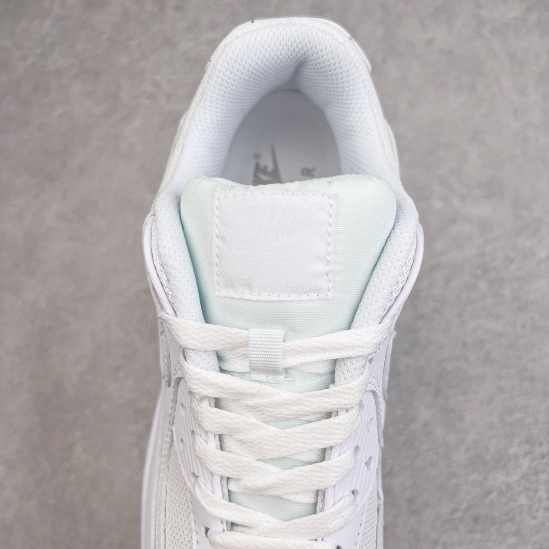 图片[5]-＃MX版 NK Air MAX 90 气垫复古减震跑步鞋 CN8490-100 经典重温 独家陆续补货 外单专供大厂出品 品质稳定 一百余色 终端操作 Air Max 90于1990年推出 来自Air Max系列 在Air Max 1的基础上改进而得 增加了气垫面积 外型上也更为流线 最特別的就是加入了菱纹塑胶嵌板 为Air Max 90增添了许多潮流气息 皮革鞋面 造就出色耐穿性和支撑力 Max Air缓震配置搭配泡棉中底 令Air Max 90轻盈而舒适 华夫格橡胶外底 铸就Air Max 90非凡的抓地力 而Air Max 90不仅是一双跑鞋 它成功跨越了时间的演进 成为了球鞋文化与潮流圈中最熟为人知的鞋款之一 尺码：36 36.5 37.5 38 38.5 39 40 40.5 41 42 42.5 43 44 44.5 45-选品中心