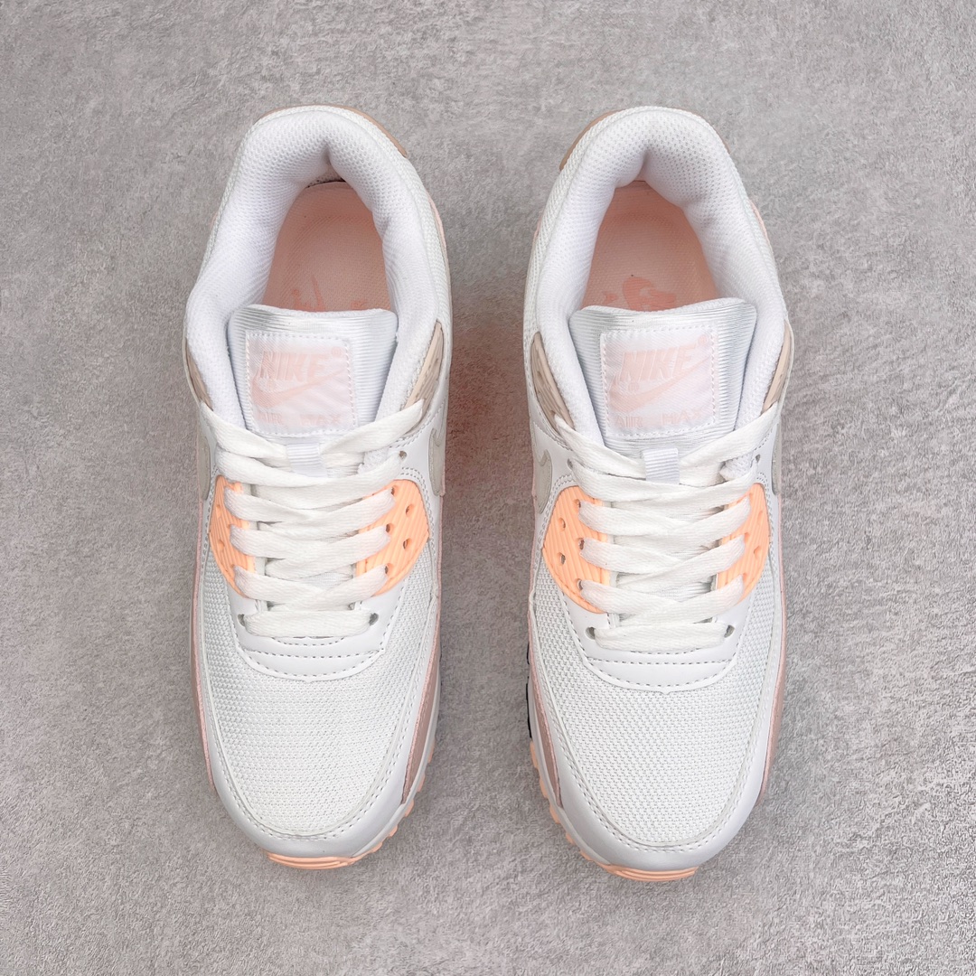 图片[2]-＃MX版 NK Air MAX 90 气垫复古减震跑步鞋 CT1030-101 经典重温 独家陆续补货 外单专供大厂出品 品质稳定 一百余色 终端操作 Air Max 90于1990年推出 来自Air Max系列 在Air Max 1的基础上改进而得 增加了气垫面积 外型上也更为流线 最特別的就是加入了菱纹塑胶嵌板 为Air Max 90增添了许多潮流气息 皮革鞋面 造就出色耐穿性和支撑力 Max Air缓震配置搭配泡棉中底 令Air Max 90轻盈而舒适 华夫格橡胶外底 铸就Air Max 90非凡的抓地力 而Air Max 90不仅是一双跑鞋 它成功跨越了时间的演进 成为了球鞋文化与潮流圈中最熟为人知的鞋款之一 尺码：36 36.5 37.5 38 38.5 39 40 40.5 41 42 42.5 43 44 44.5 45-选品中心