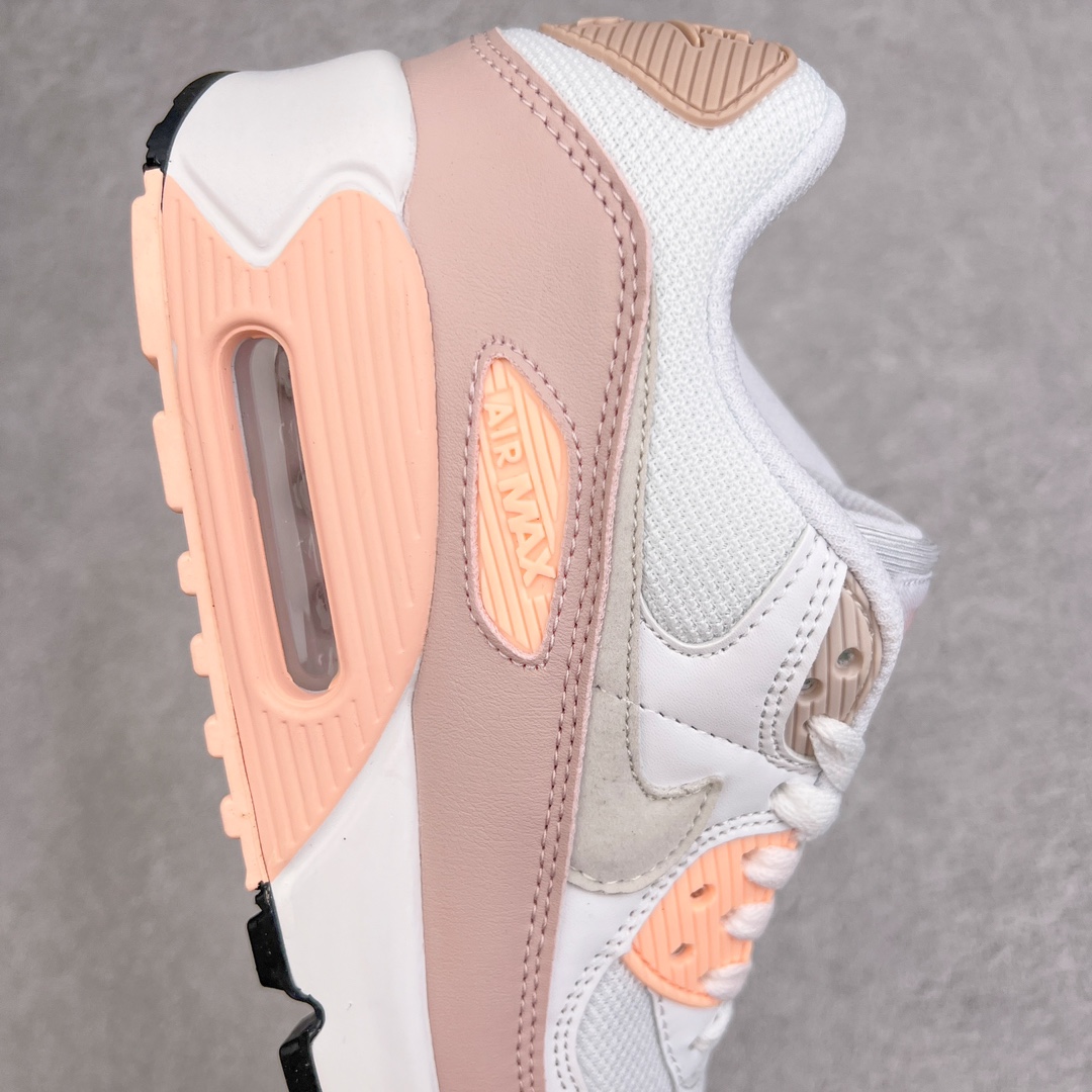图片[6]-＃MX版 NK Air MAX 90 气垫复古减震跑步鞋 CT1030-101 经典重温 独家陆续补货 外单专供大厂出品 品质稳定 一百余色 终端操作 Air Max 90于1990年推出 来自Air Max系列 在Air Max 1的基础上改进而得 增加了气垫面积 外型上也更为流线 最特別的就是加入了菱纹塑胶嵌板 为Air Max 90增添了许多潮流气息 皮革鞋面 造就出色耐穿性和支撑力 Max Air缓震配置搭配泡棉中底 令Air Max 90轻盈而舒适 华夫格橡胶外底 铸就Air Max 90非凡的抓地力 而Air Max 90不仅是一双跑鞋 它成功跨越了时间的演进 成为了球鞋文化与潮流圈中最熟为人知的鞋款之一 尺码：36 36.5 37.5 38 38.5 39 40 40.5 41 42 42.5 43 44 44.5 45-选品中心
