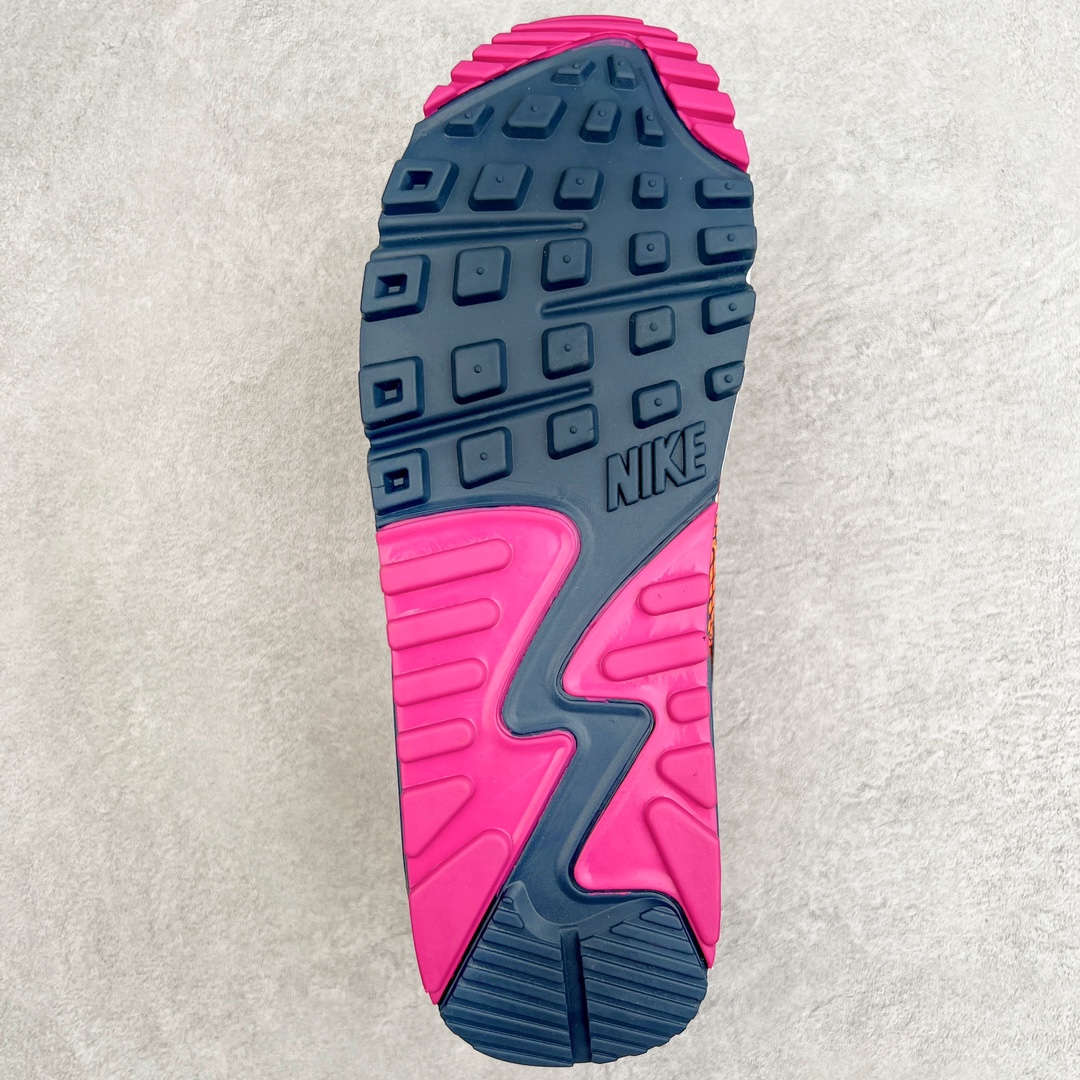 图片[9]-＃MX版 NK Air MAX 90 气垫复古减震跑步鞋 DC5154-458 经典重温 独家陆续补货 外单专供大厂出品 品质稳定 一百余色 终端操作 Air Max 90于1990年推出 来自Air Max系列 在Air Max 1的基础上改进而得 增加了气垫面积 外型上也更为流线 最特別的就是加入了菱纹塑胶嵌板 为Air Max 90增添了许多潮流气息 皮革鞋面 造就出色耐穿性和支撑力 Max Air缓震配置搭配泡棉中底 令Air Max 90轻盈而舒适 华夫格橡胶外底 铸就Air Max 90非凡的抓地力 而Air Max 90不仅是一双跑鞋 它成功跨越了时间的演进 成为了球鞋文化与潮流圈中最熟为人知的鞋款之一 尺码：36 36.5 37.5 38 38.5 39 40 40.5 41 42 42.5 43 44 44.5 45-选品中心