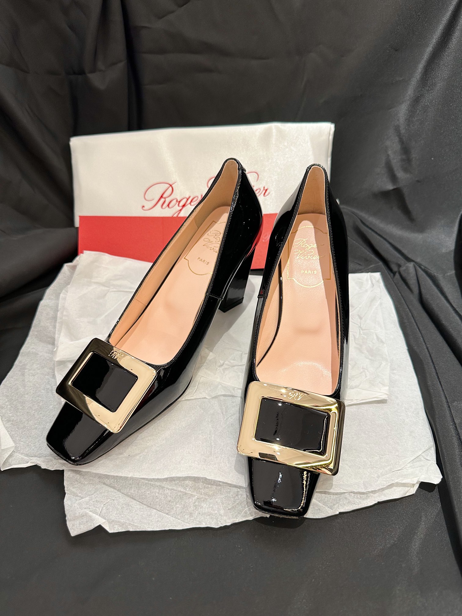 罗杰·维维亚 Roger Vivier 经典高奢皮鞋鞋履高跟鞋 #291078FA 3