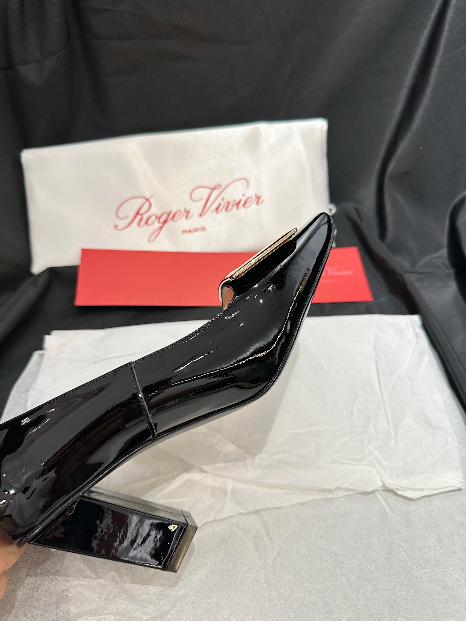 罗杰·维维亚 Roger Vivier 经典高奢皮鞋鞋履高跟鞋 #291078FA 8