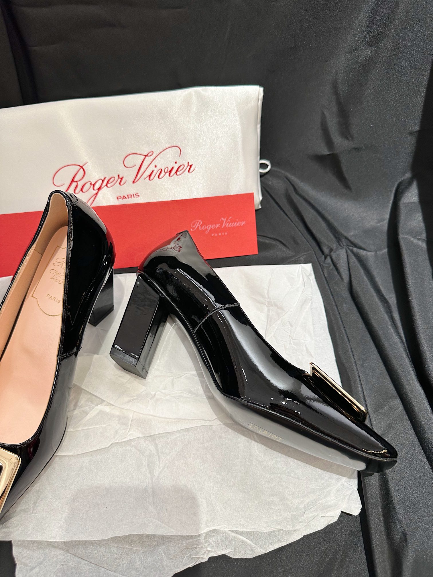 罗杰·维维亚 Roger Vivier 经典高奢皮鞋鞋履高跟鞋 #291078FA 4