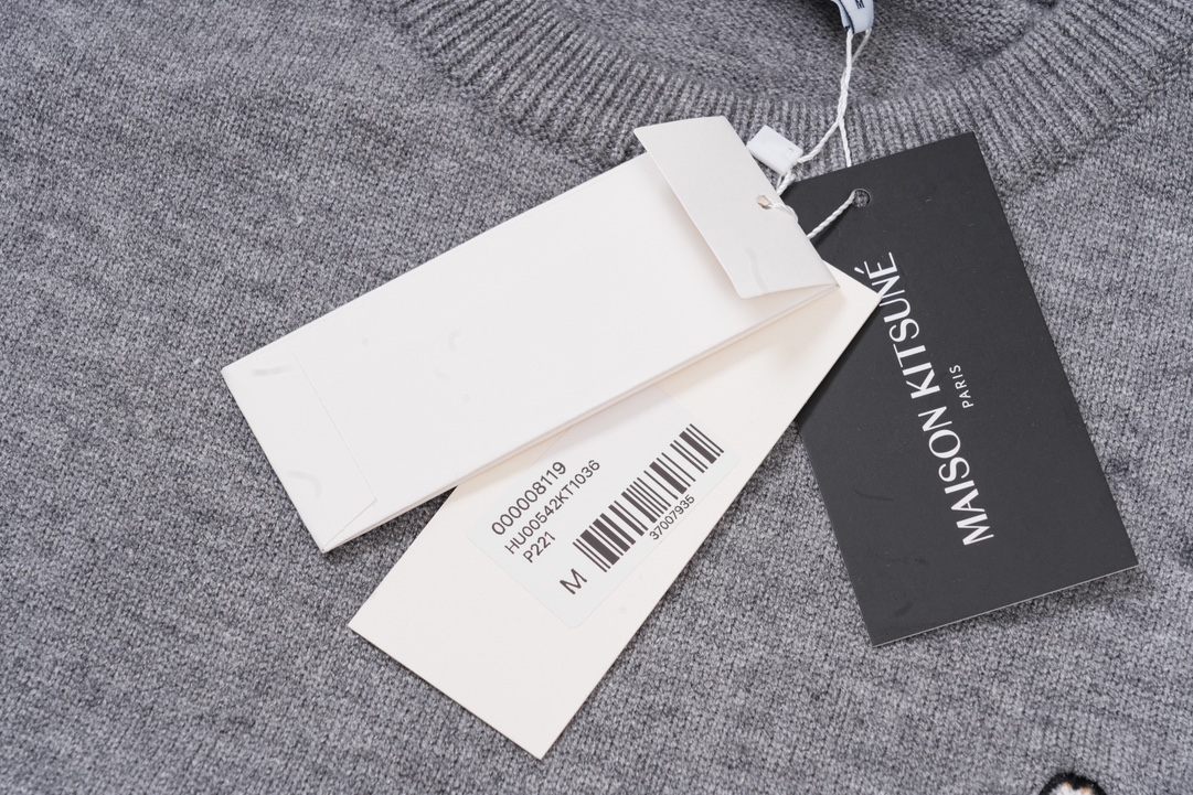 Maison Kitsuné 2023 Pre-Burst Fox Embroidered Sweater: Colors & Sizes Available - 图片 7