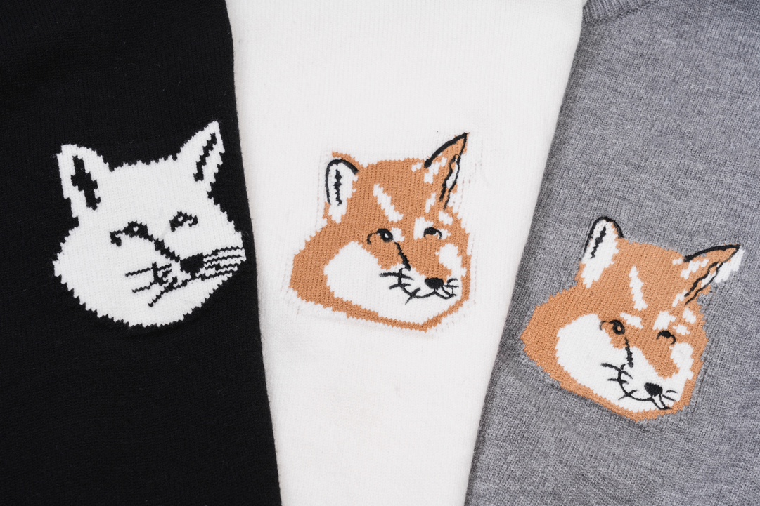 Maison Kitsuné 2023 Pre-Burst Fox Embroidered Sweater: Colors & Sizes Available - 图片 5