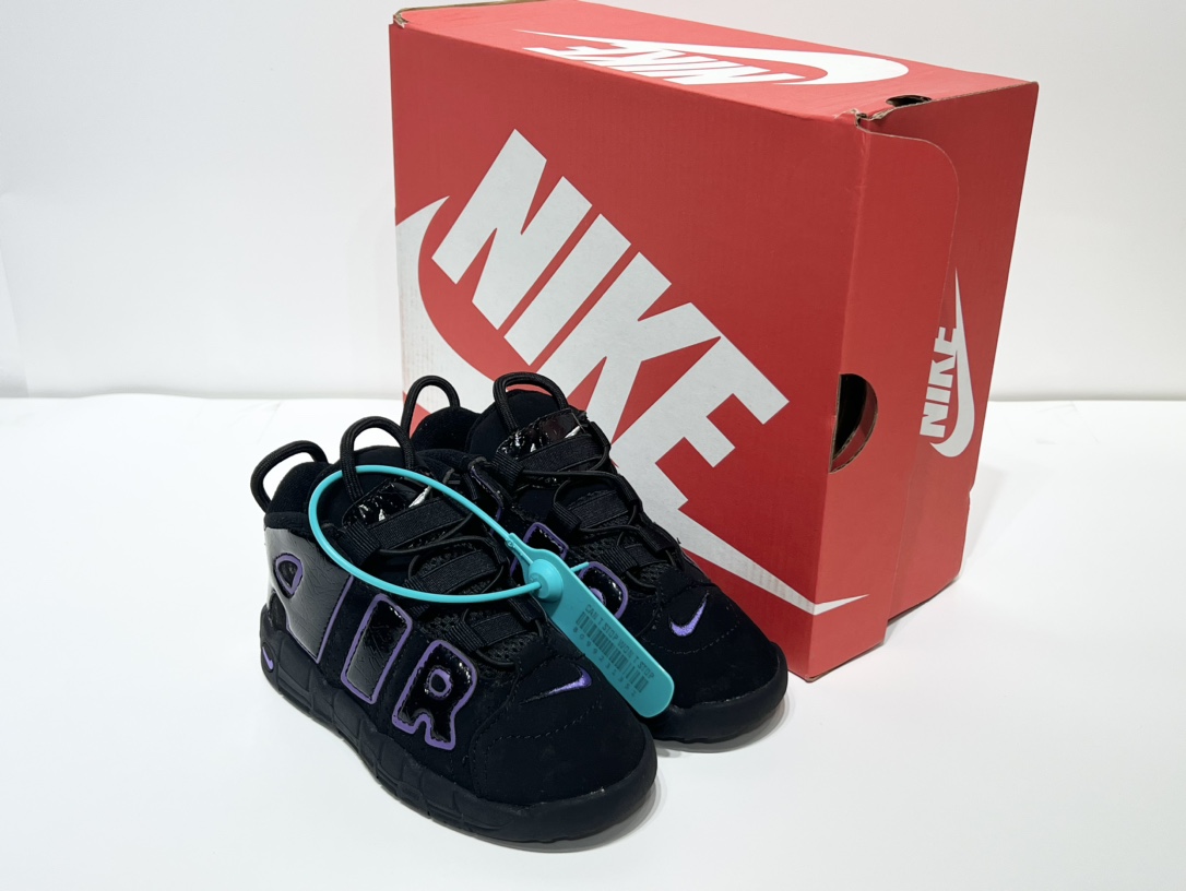 图片[3]-NK 皮蓬气垫大小童运动鞋24-37.5 这么帅气的气垫运动鞋，必须安排上👍🏻 优质工整走线面料，超精湛超匠心❤️ 1：1原装大底，脚感超舒服☁️ 小童弹力带，大童鞋带扣，匠心打造💓-选品中心