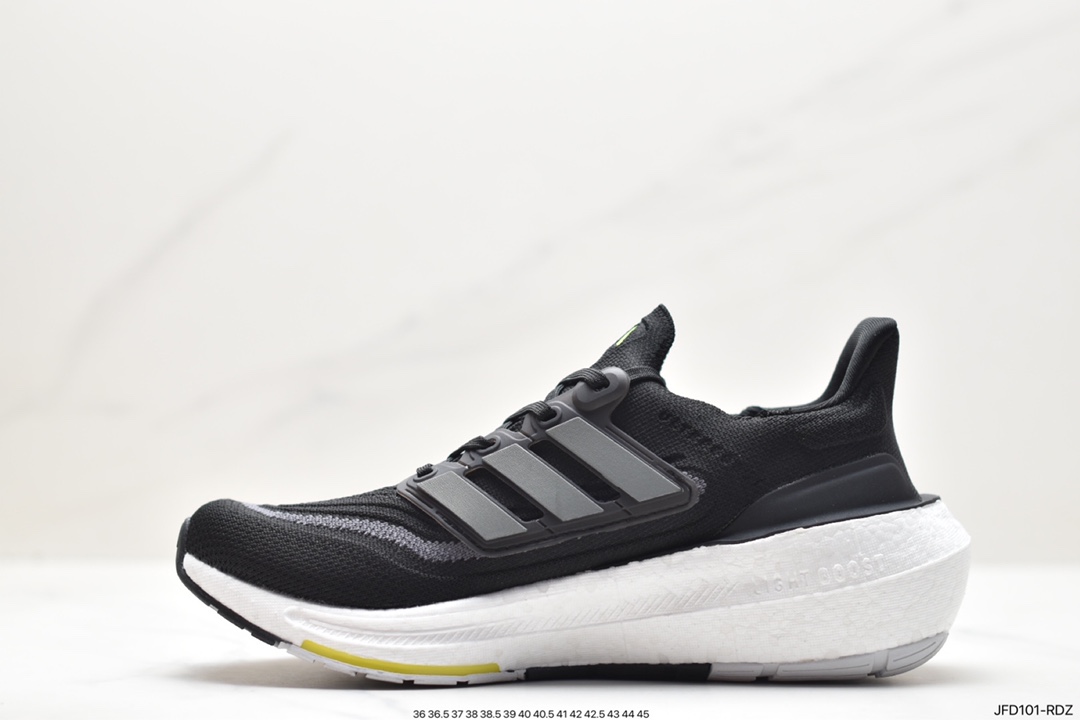 Adidas ULTRABOOST 9.0 Light Stretch Series Low-top Sock-style Knitted Breathable Cushioning Casual Sports Jogging Shoes GZ5159