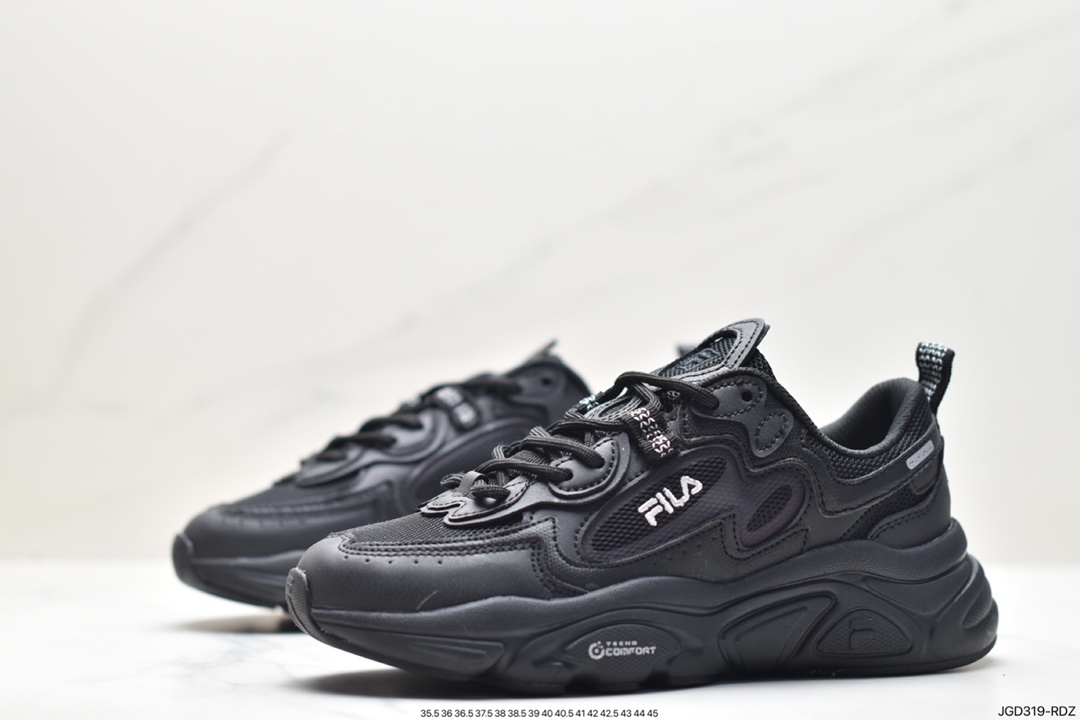 Fila Fusion series spring new 3M reflective casual sports shoes F12W332117FBK