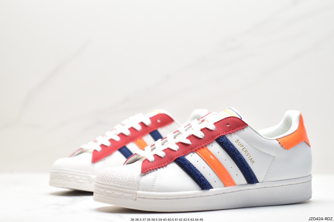 Adidas Originals Superstar Pride RM Shell Toe Series Low-Top Sneakers ID7493