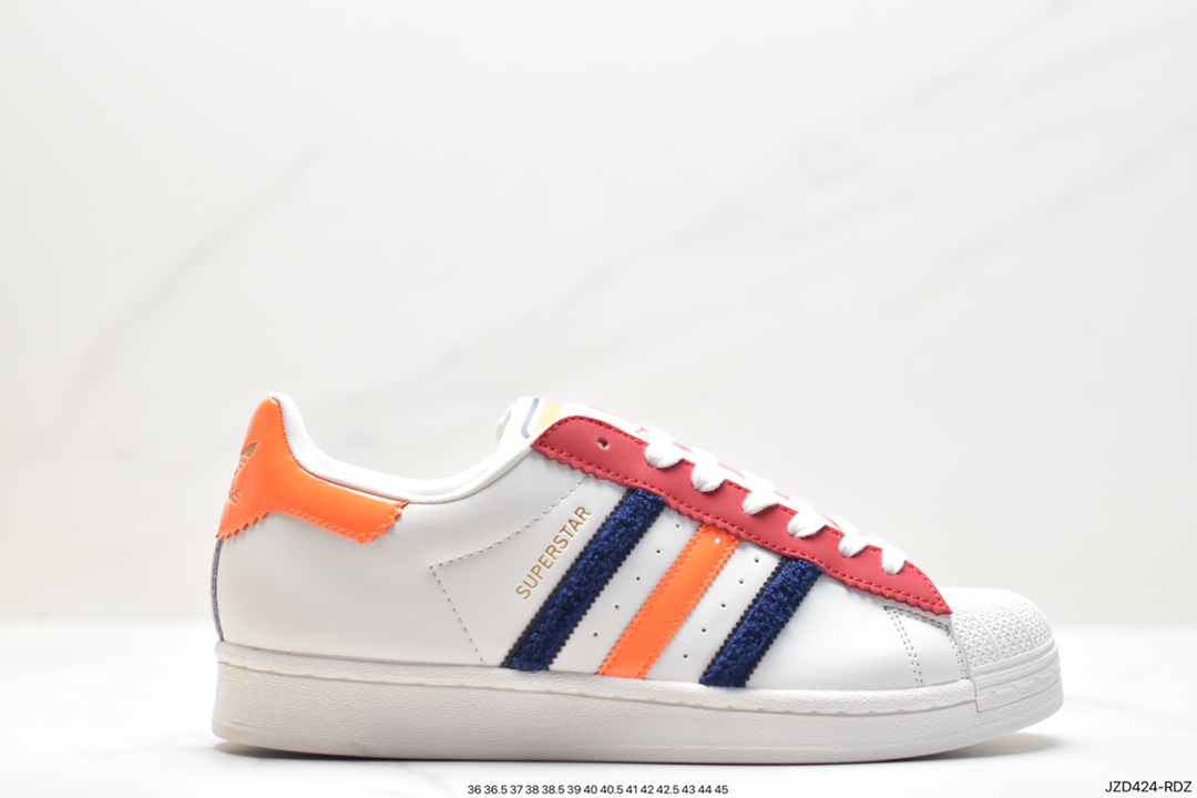 Adidas Originals Superstar Pride RM Shell Toe Series Low-Top Sneakers ID7493