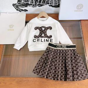 Celine Clothing Skirts Printing Girl Fall/Winter Collection