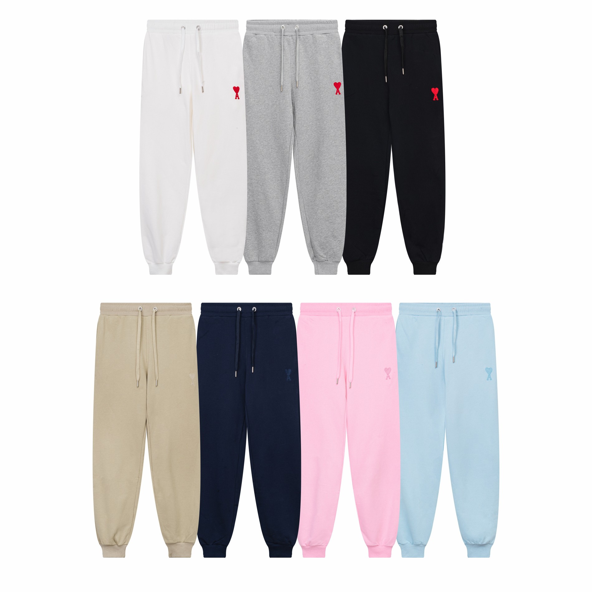 2023 Aami Paris Embroidered Women’s Sporter Pants in High-Quality Colors and Sizes