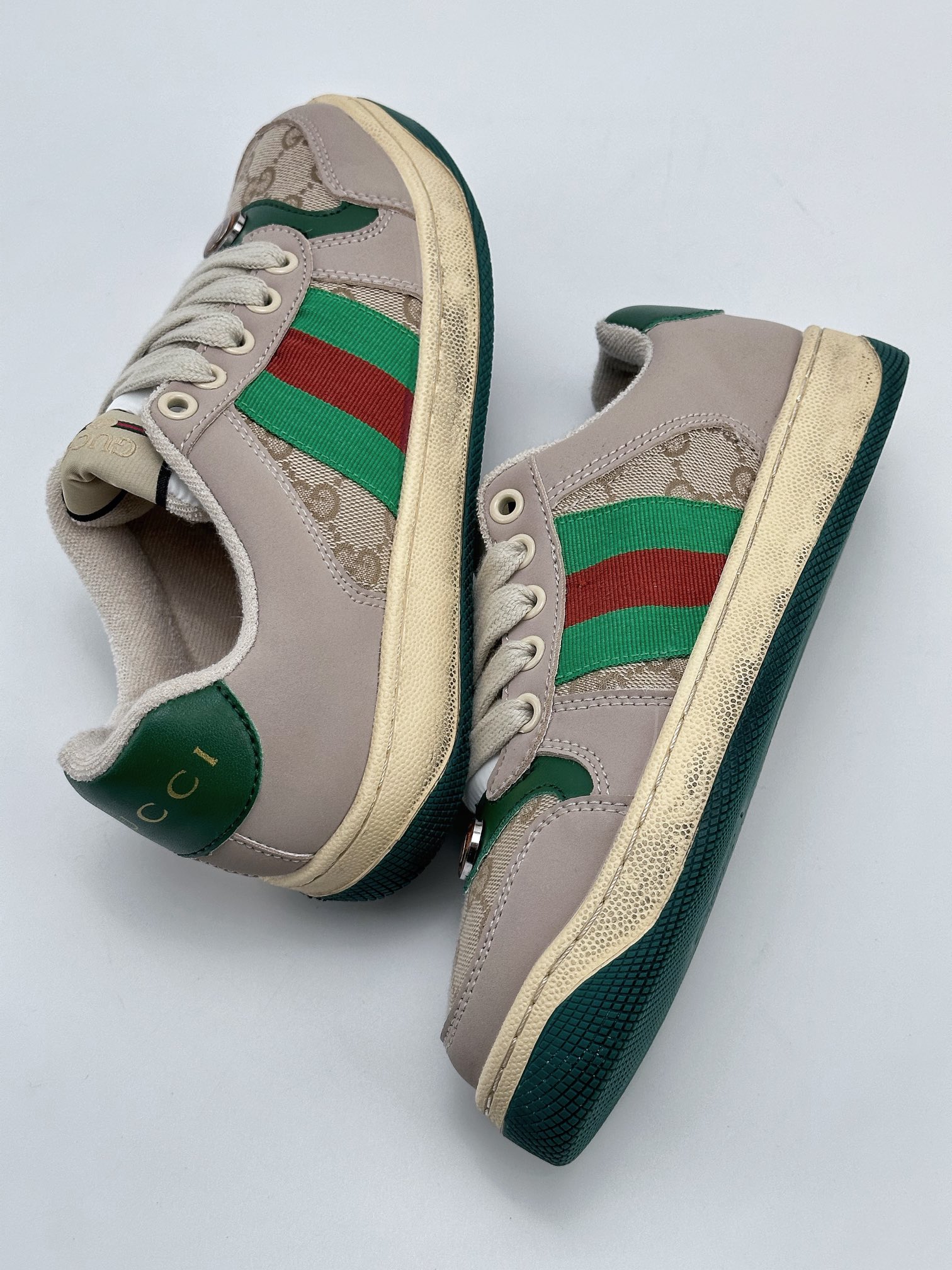 Original quality Gucci Screener dirty shoes series