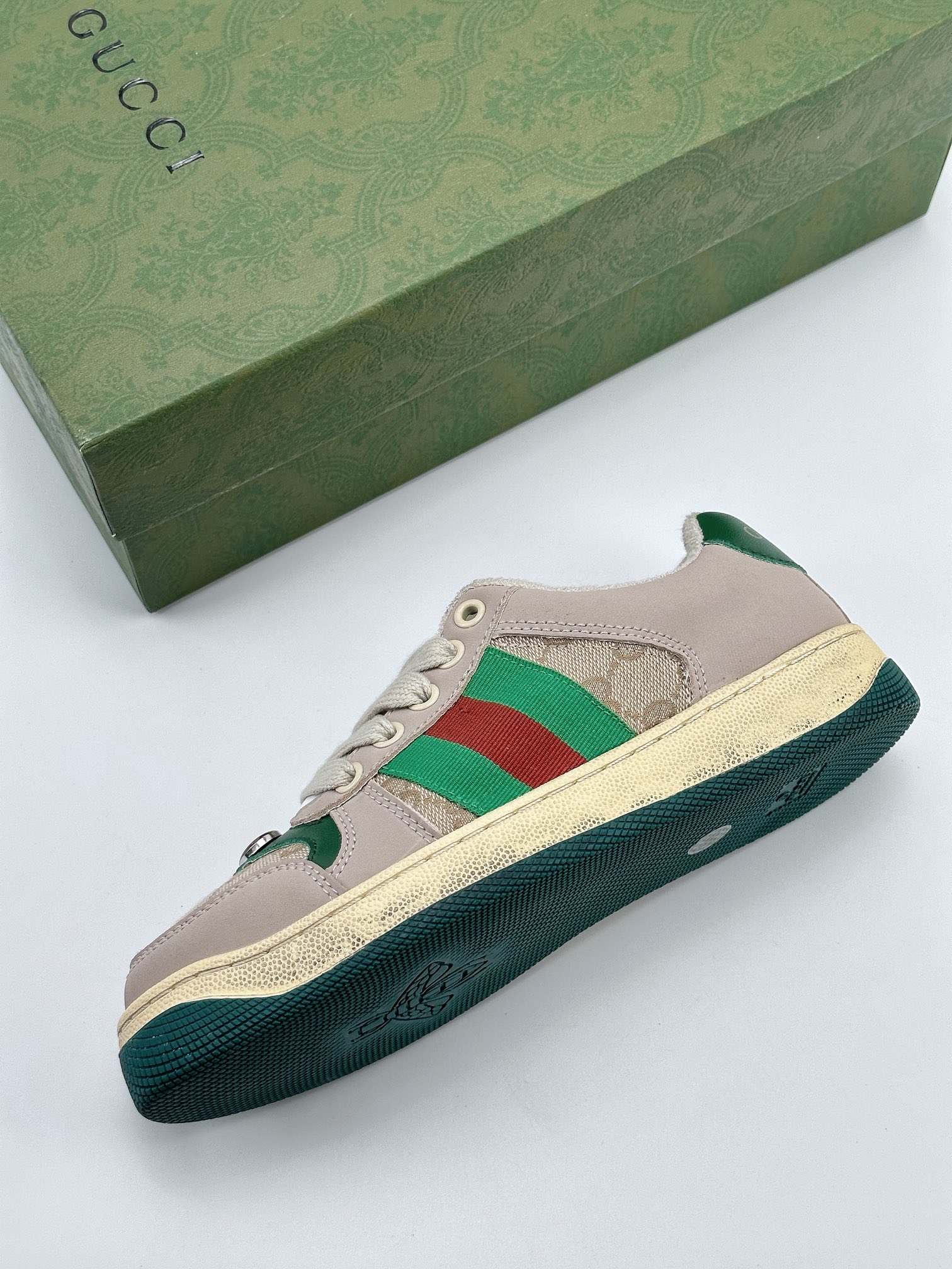 Original quality Gucci Screener dirty shoes series