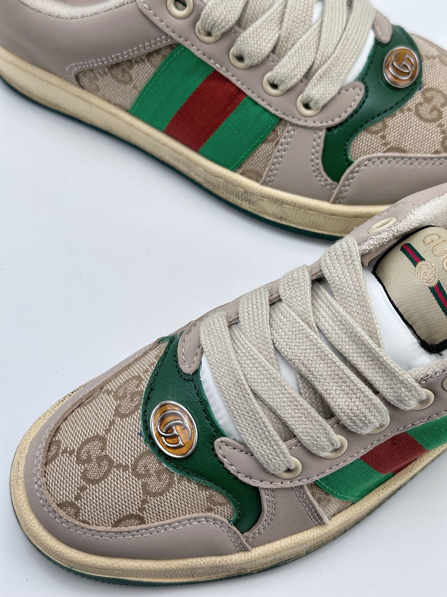 Original quality Gucci Screener dirty shoes series