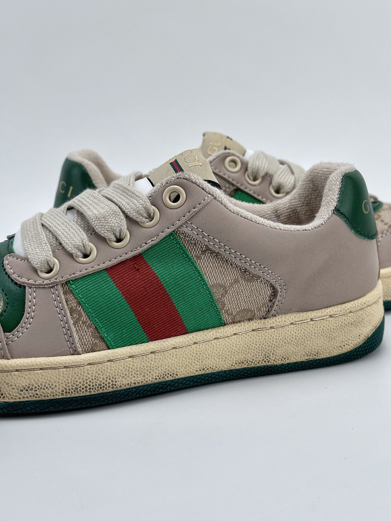 Original quality Gucci Screener dirty shoes series