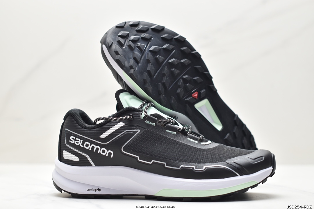 Salomon outdoor cross-country running shoes upper uses SENSIFIT fitting technology 414715-28