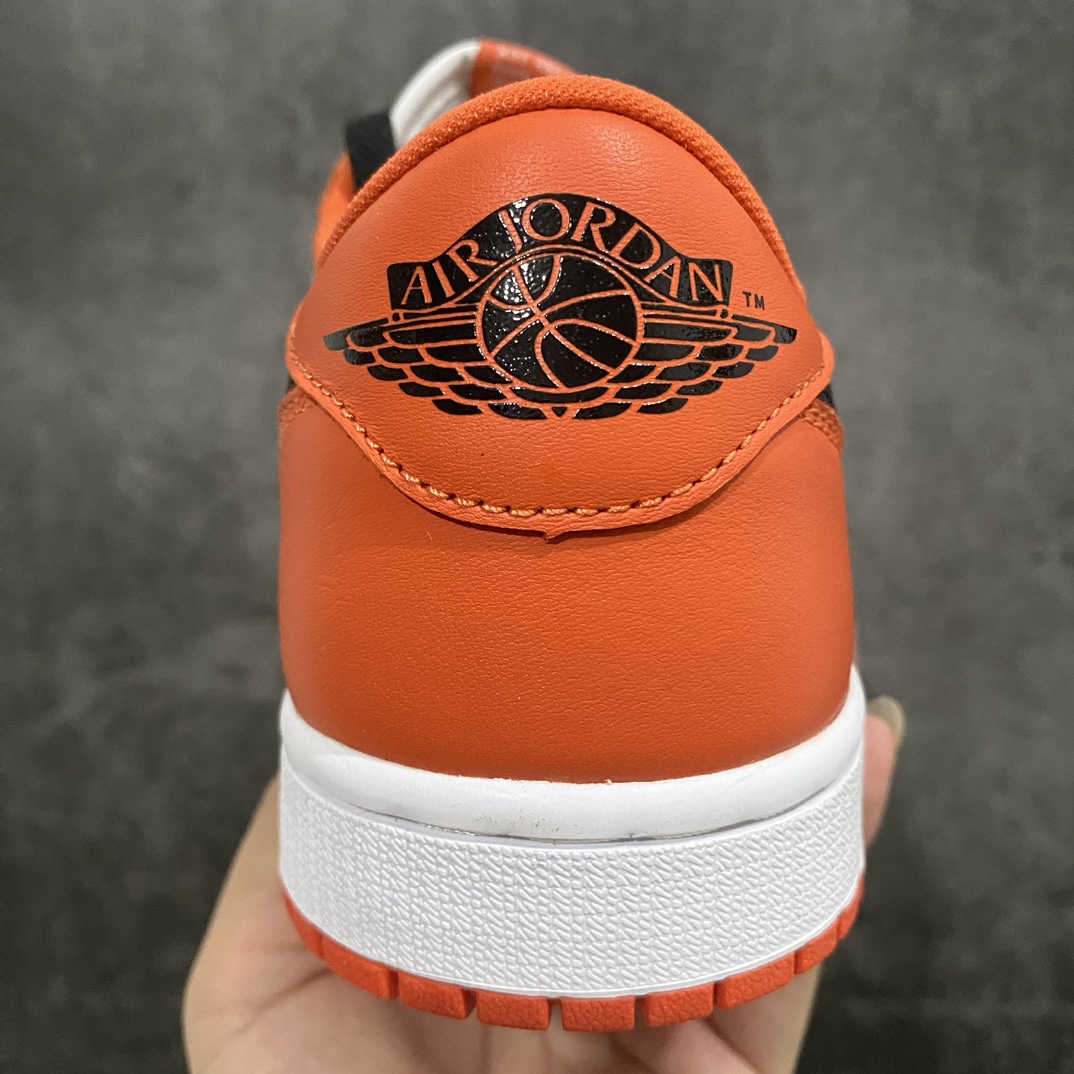 【DT版本】Air Jordan 1 Low AJ1乔1 低帮文化篮球鞋 扣碎 白橙色CZ0858-801