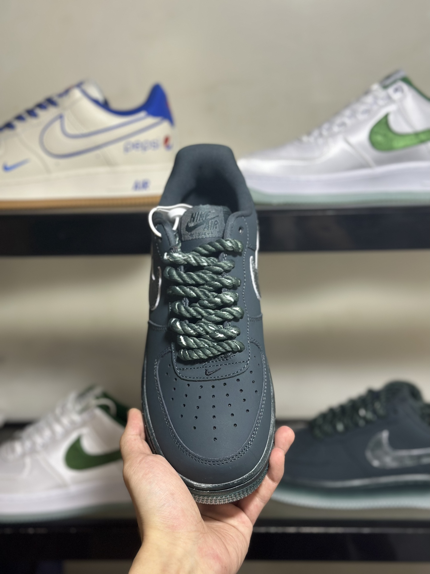 NikeAirForce1Low粗绳